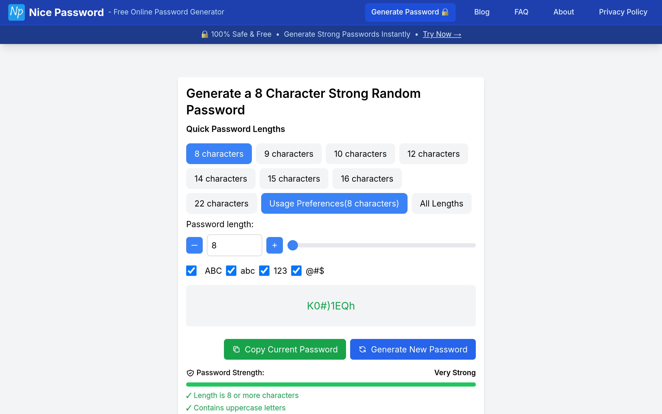 Password Generator screenshot, image 1