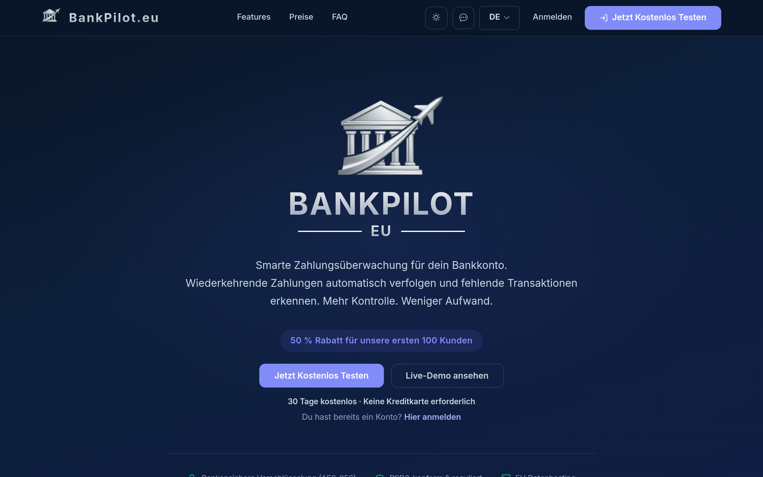 BANKPILOT screenshot, image 1