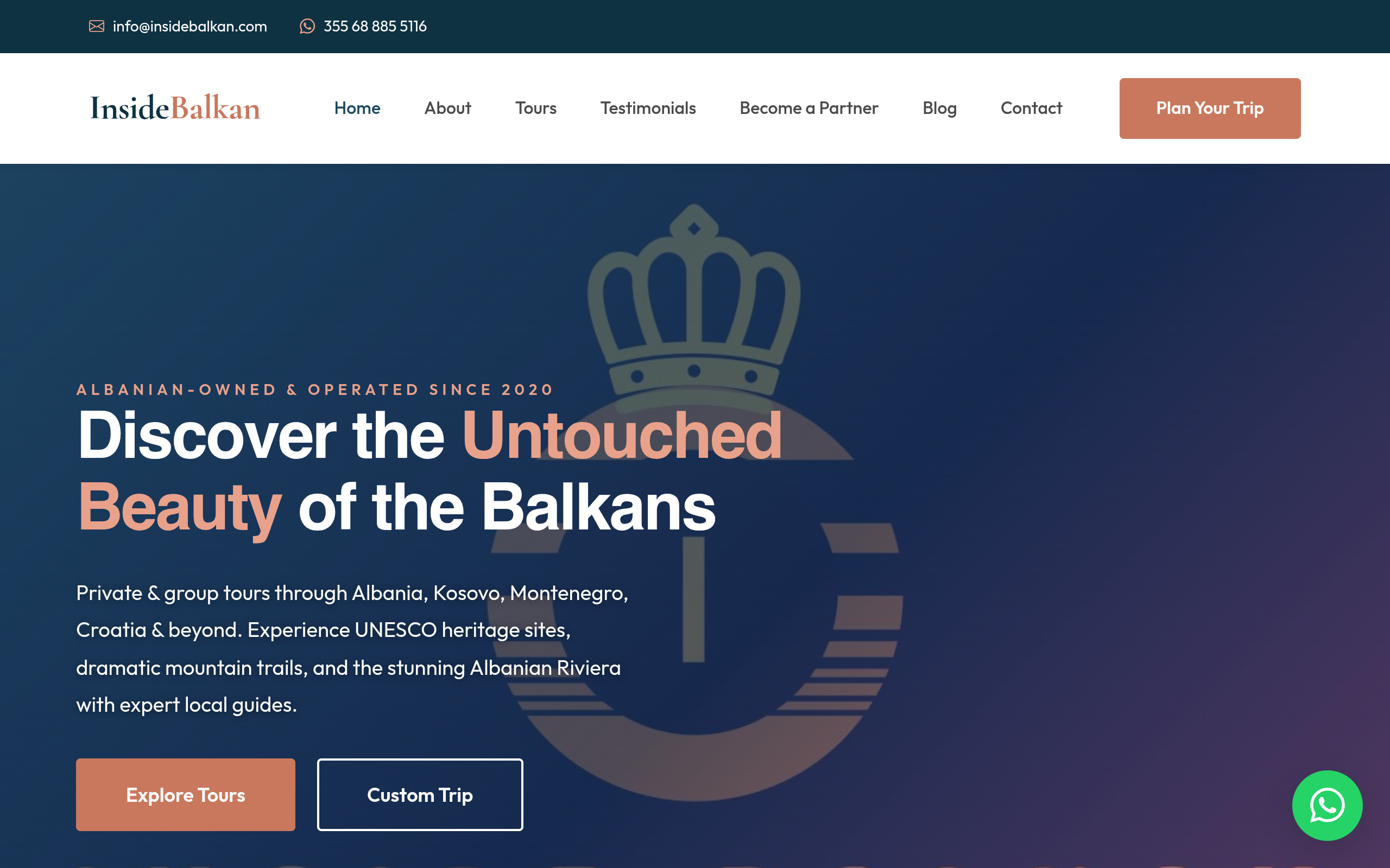 Screenshot of insidebalkan.com