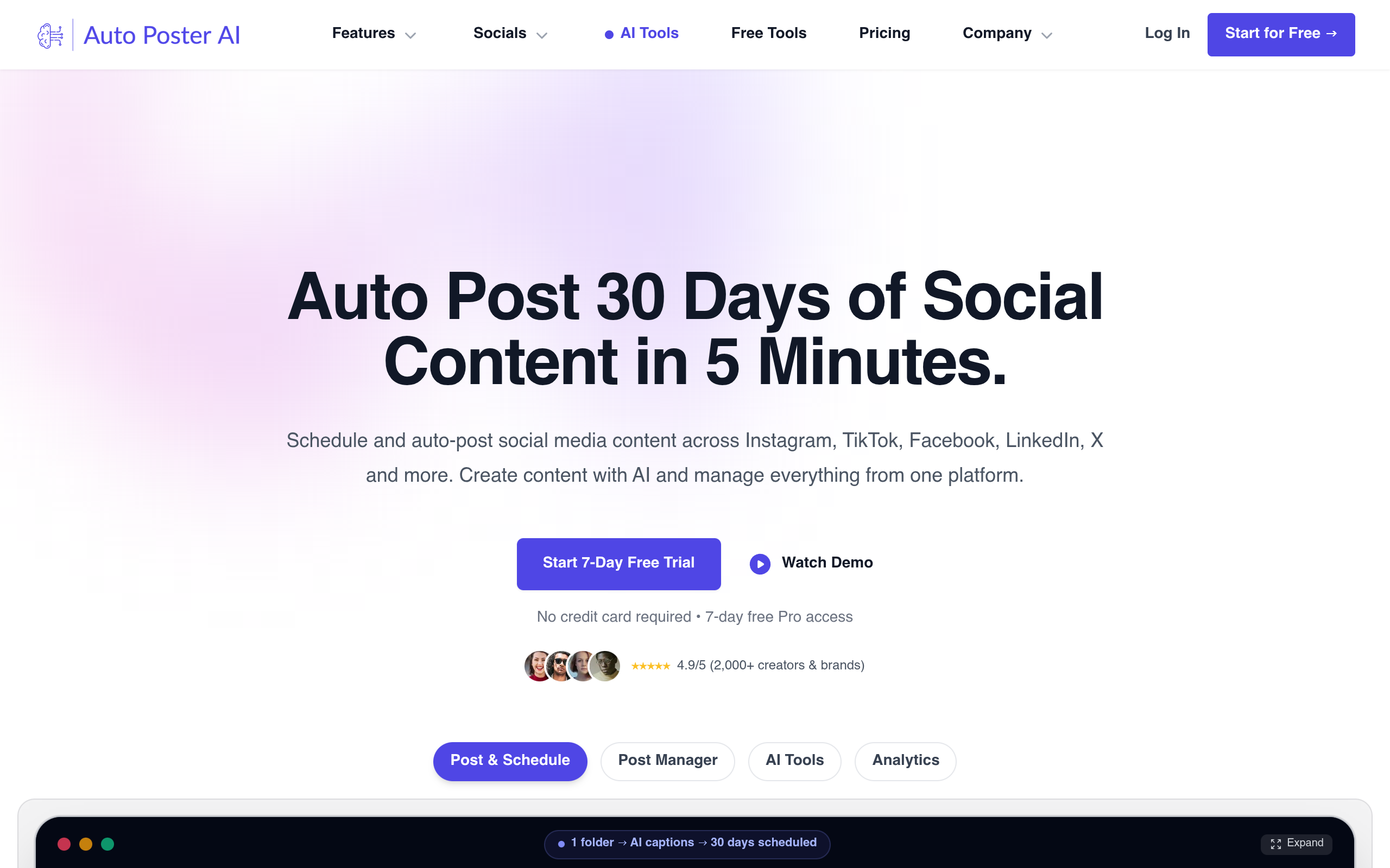 Auto Poster AI screenshot, image 1