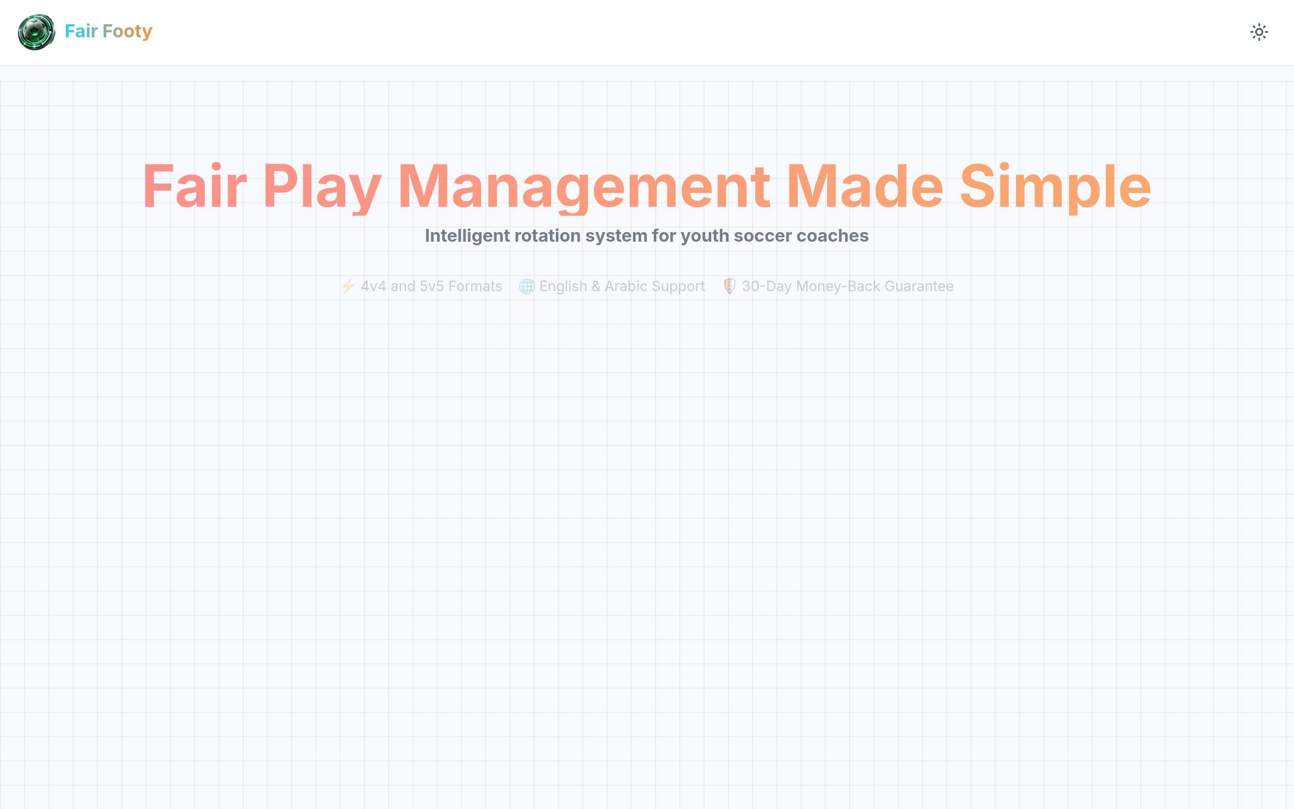 FAIR Footy - Innovative platform promoting equal opportunities and fair play in soccer communities worldwide