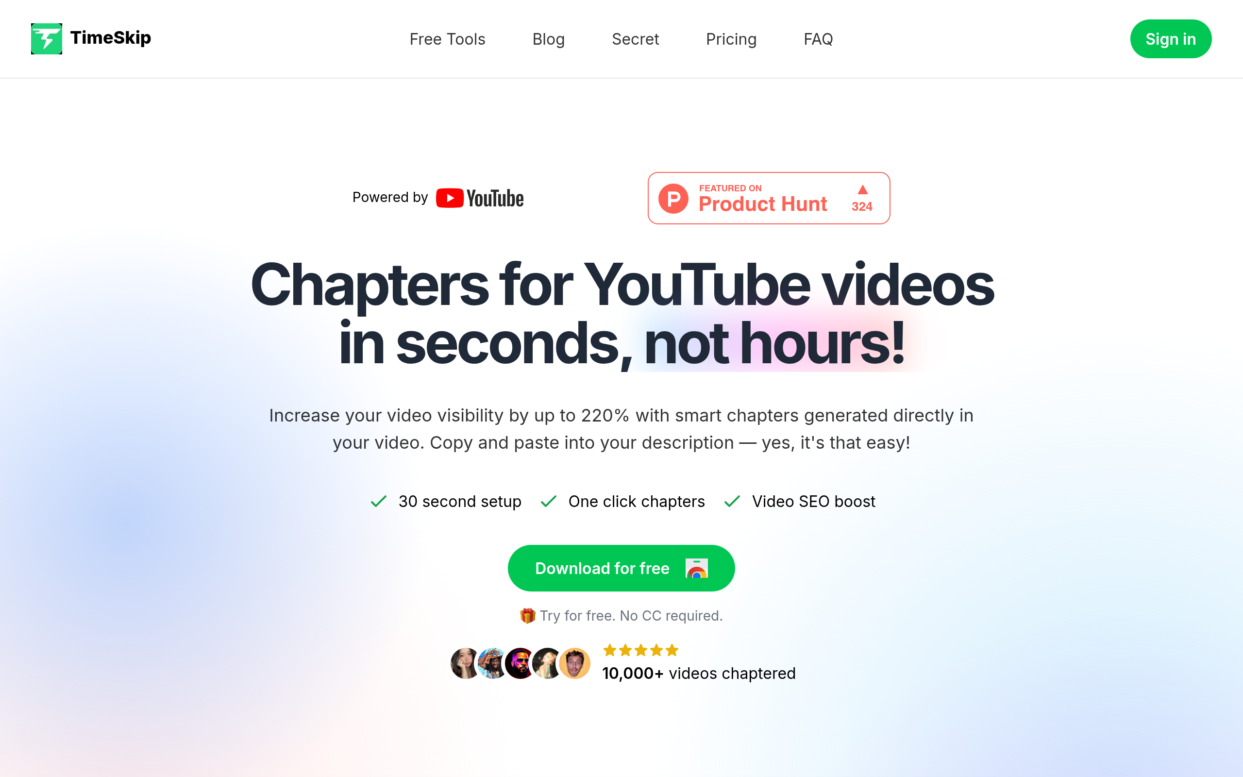 AI YouTube Chapter Generator screenshot – image 1