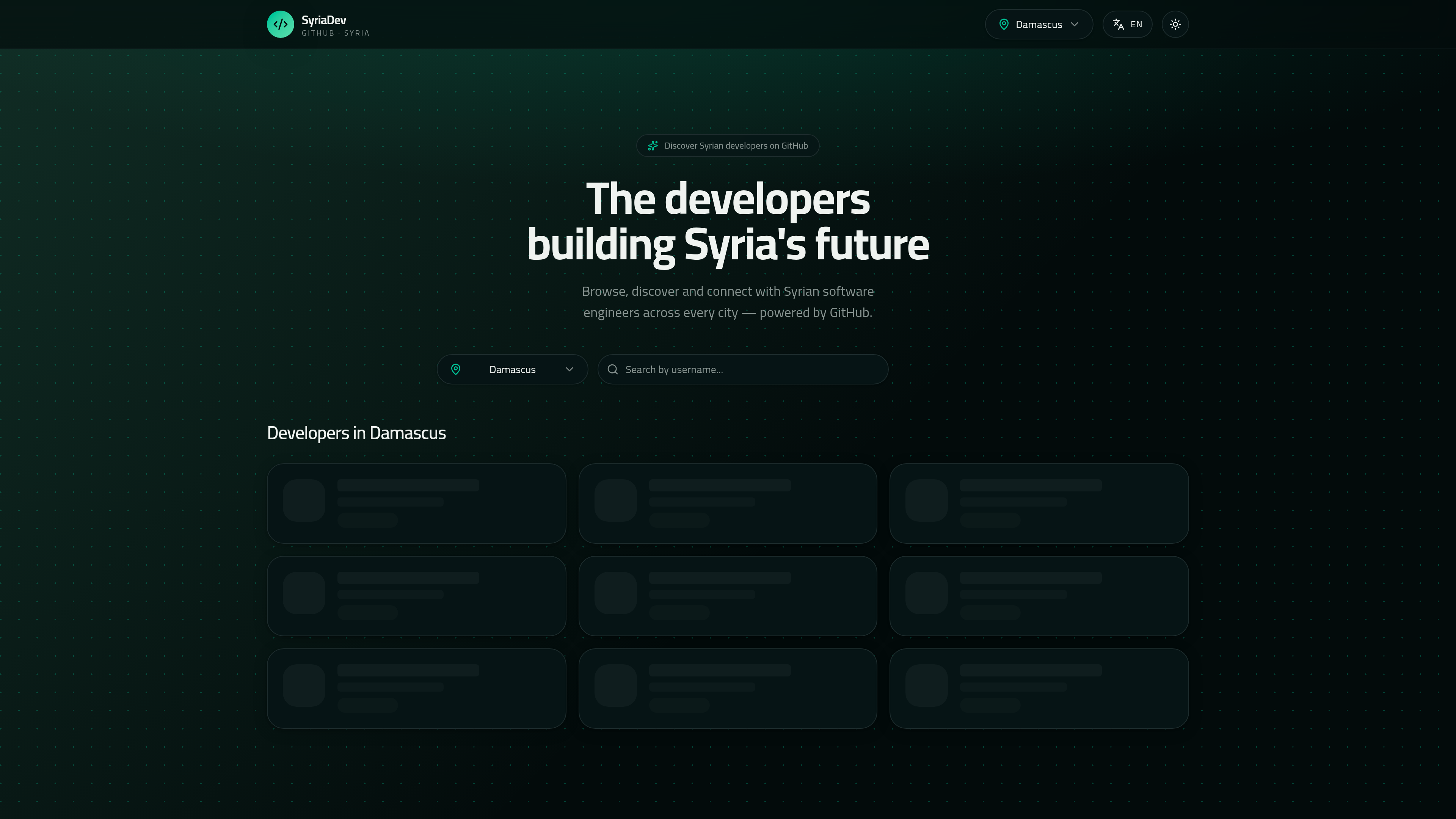 Syrian Dev Connect