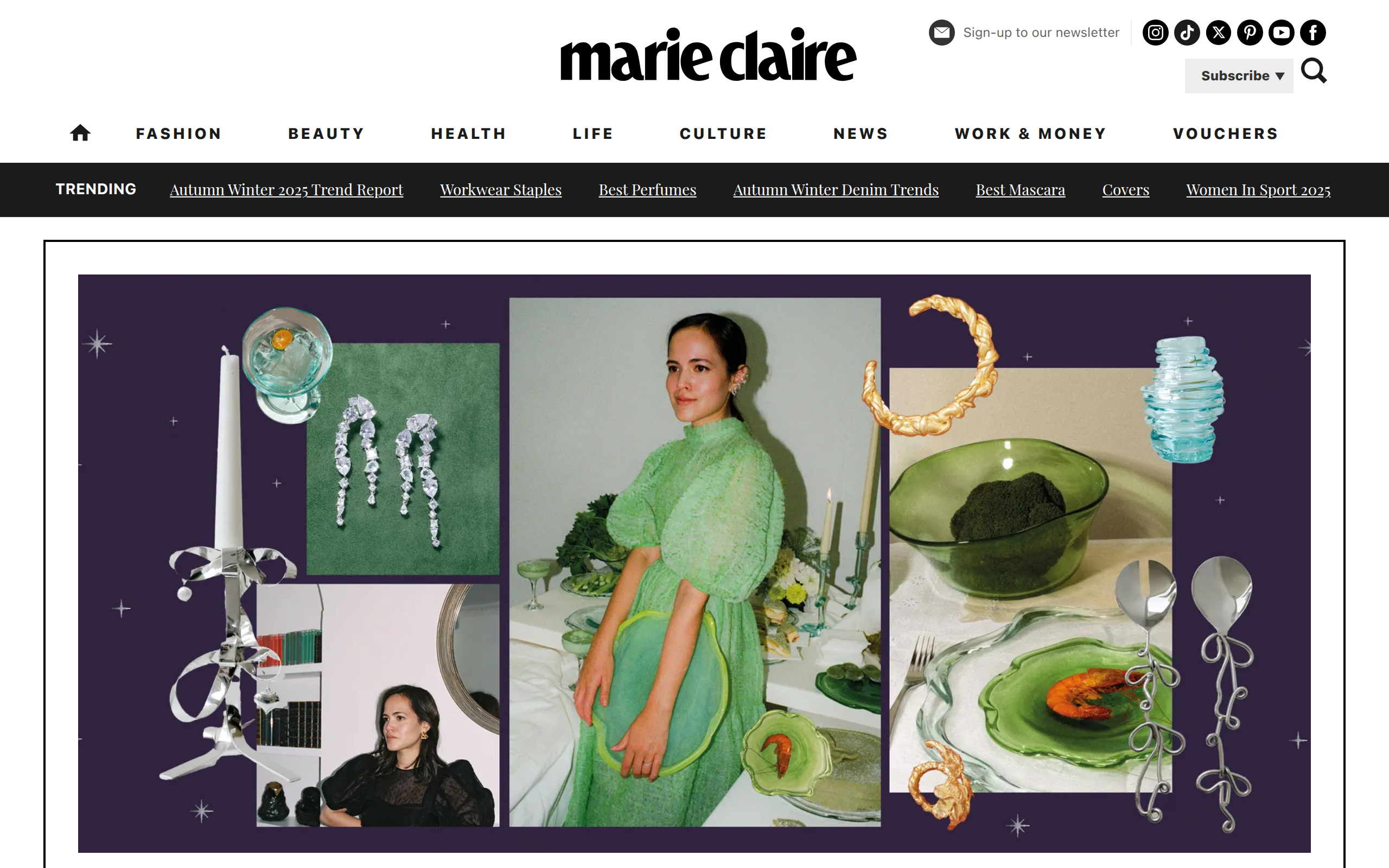Marieclaire Co screenshot