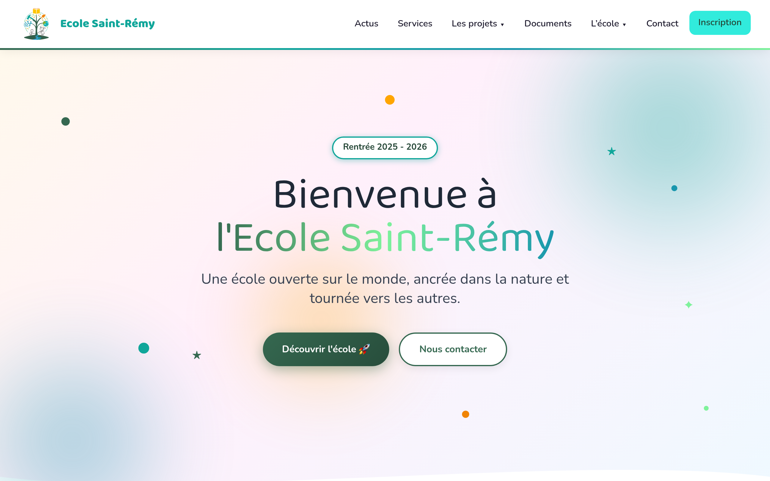 Capture d'écran de Bienvenue à Saint-Rémy - Ecole Saint-Rémy