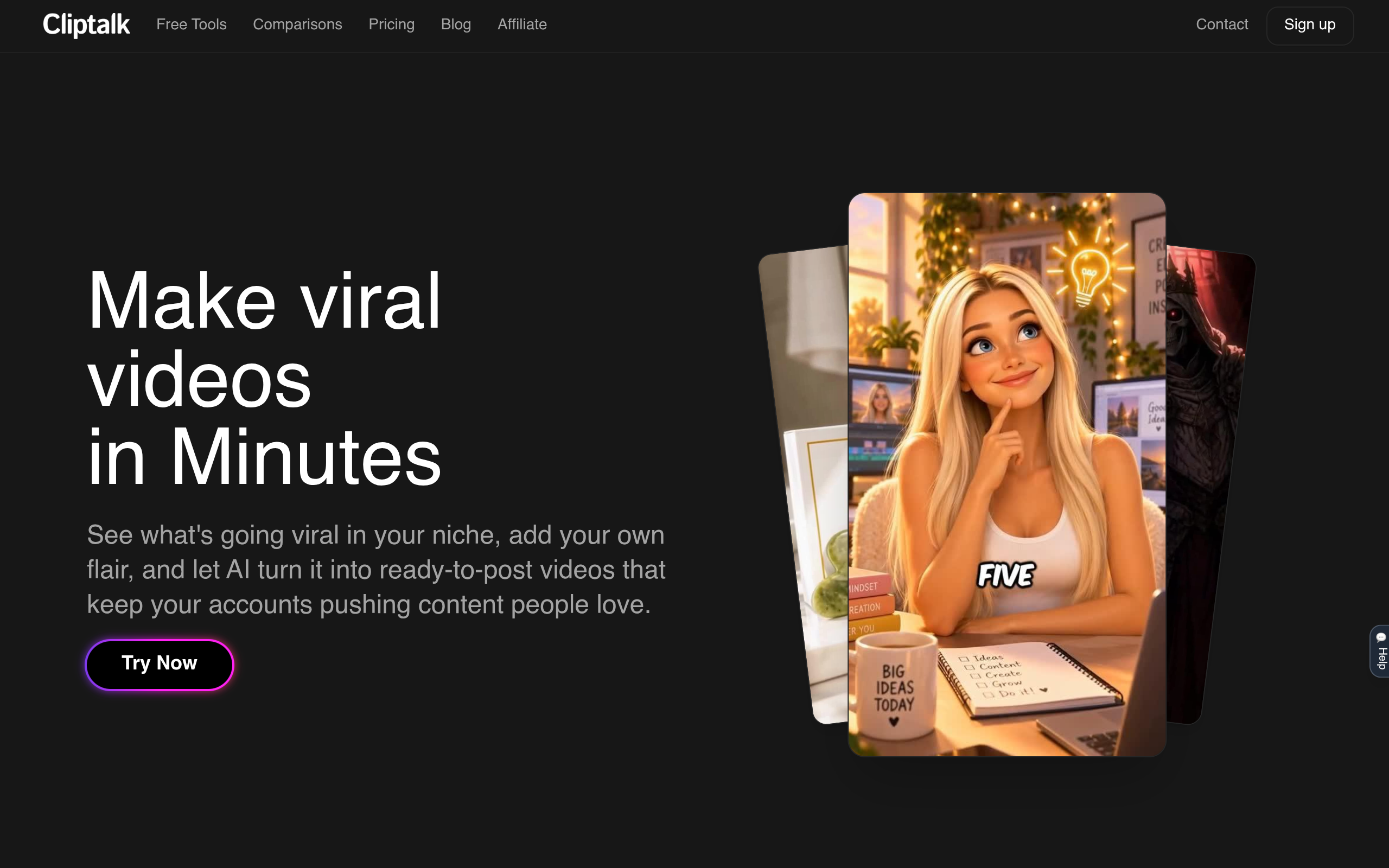 Cliptalk screenshot, image 1