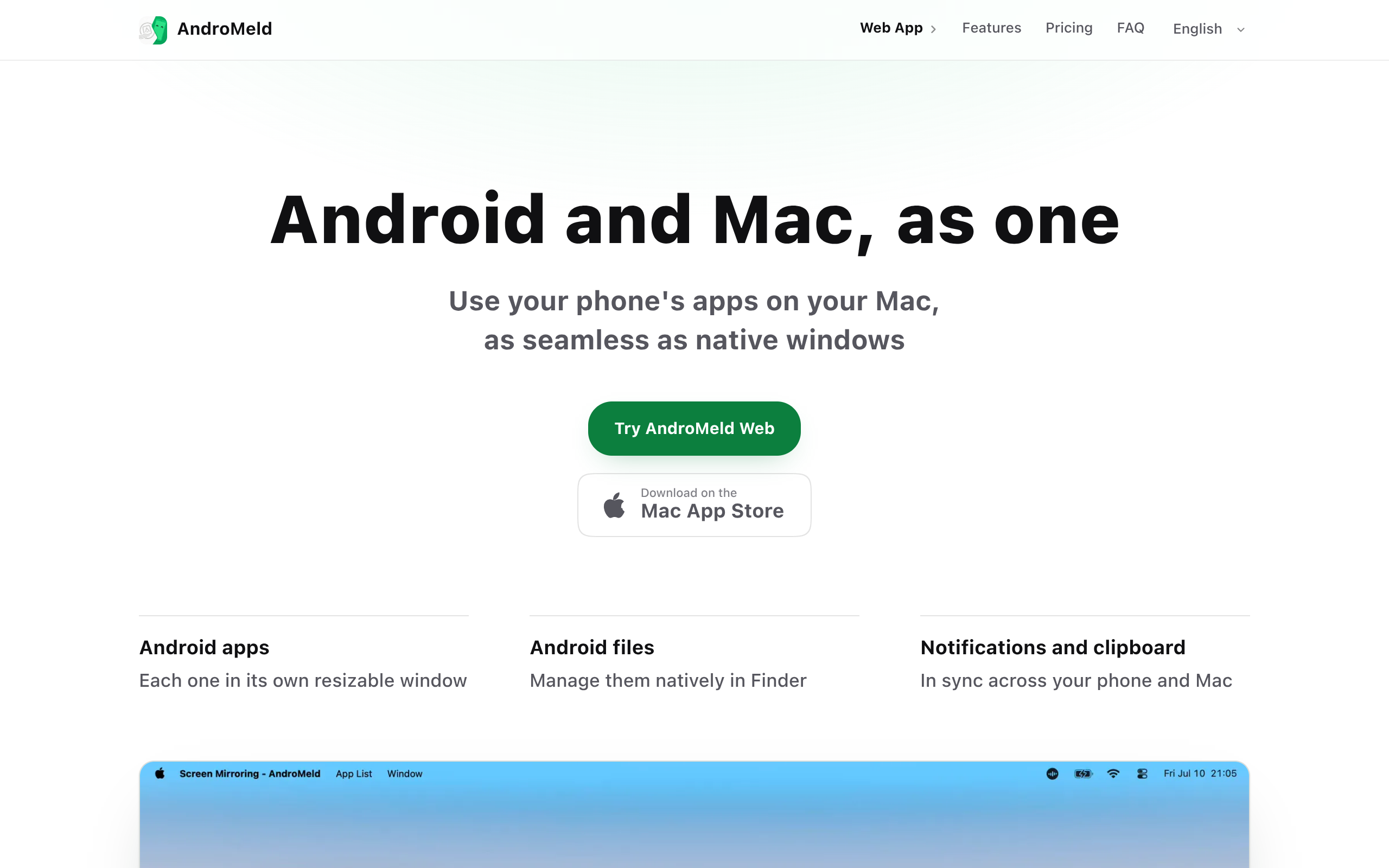 AndroMeld screenshot – image 1