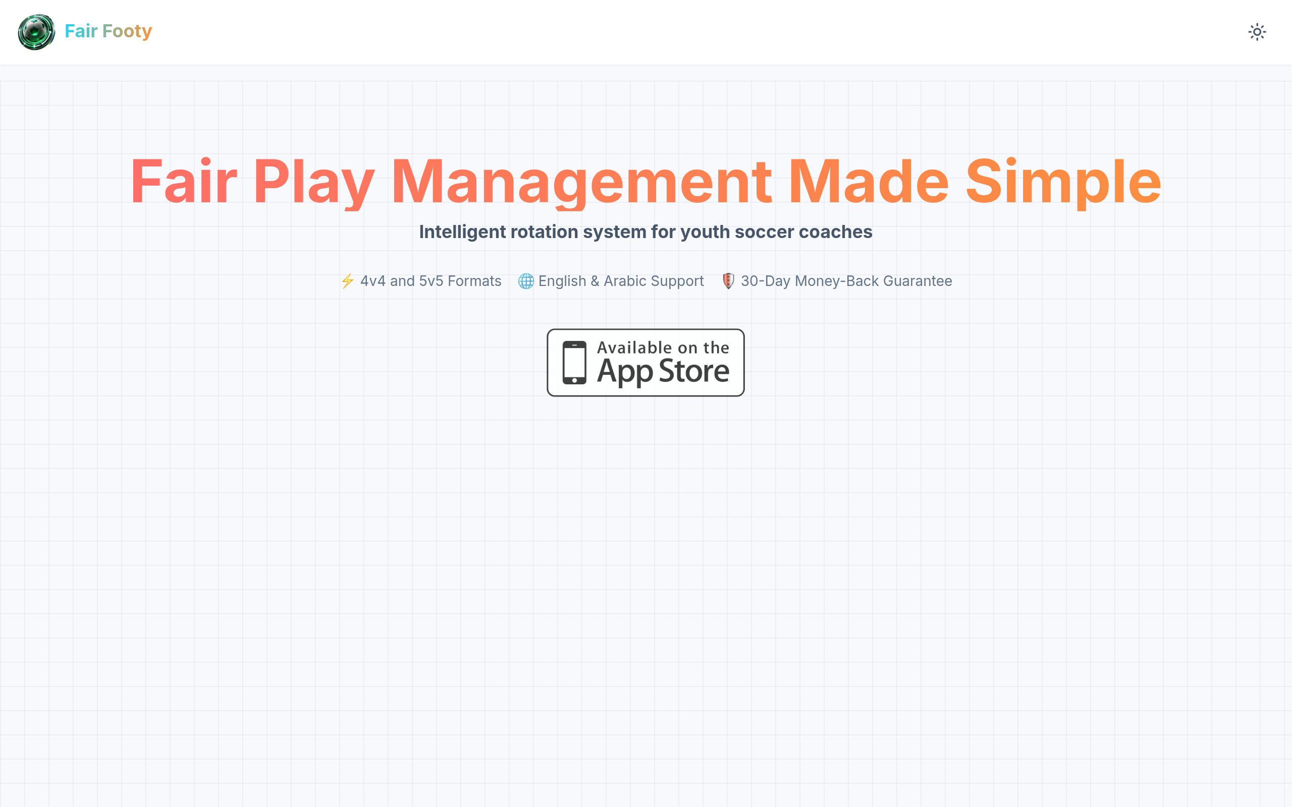 FAIR Footy - Innovative platform promoting equal opportunities and fair play in soccer communities worldwide