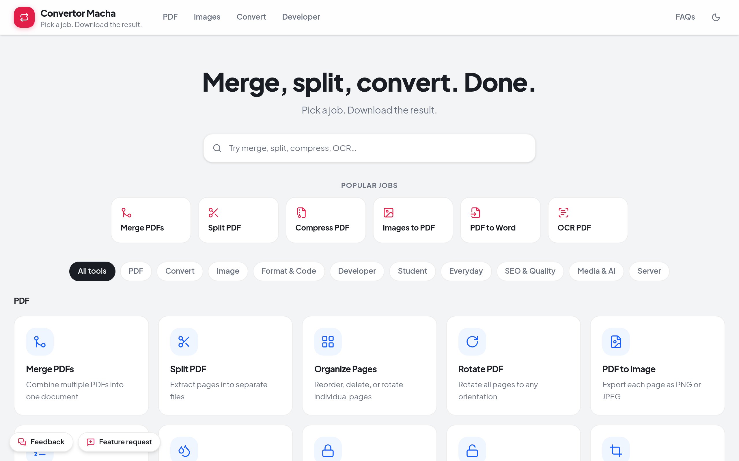 Convertor Macha screenshot, image 1