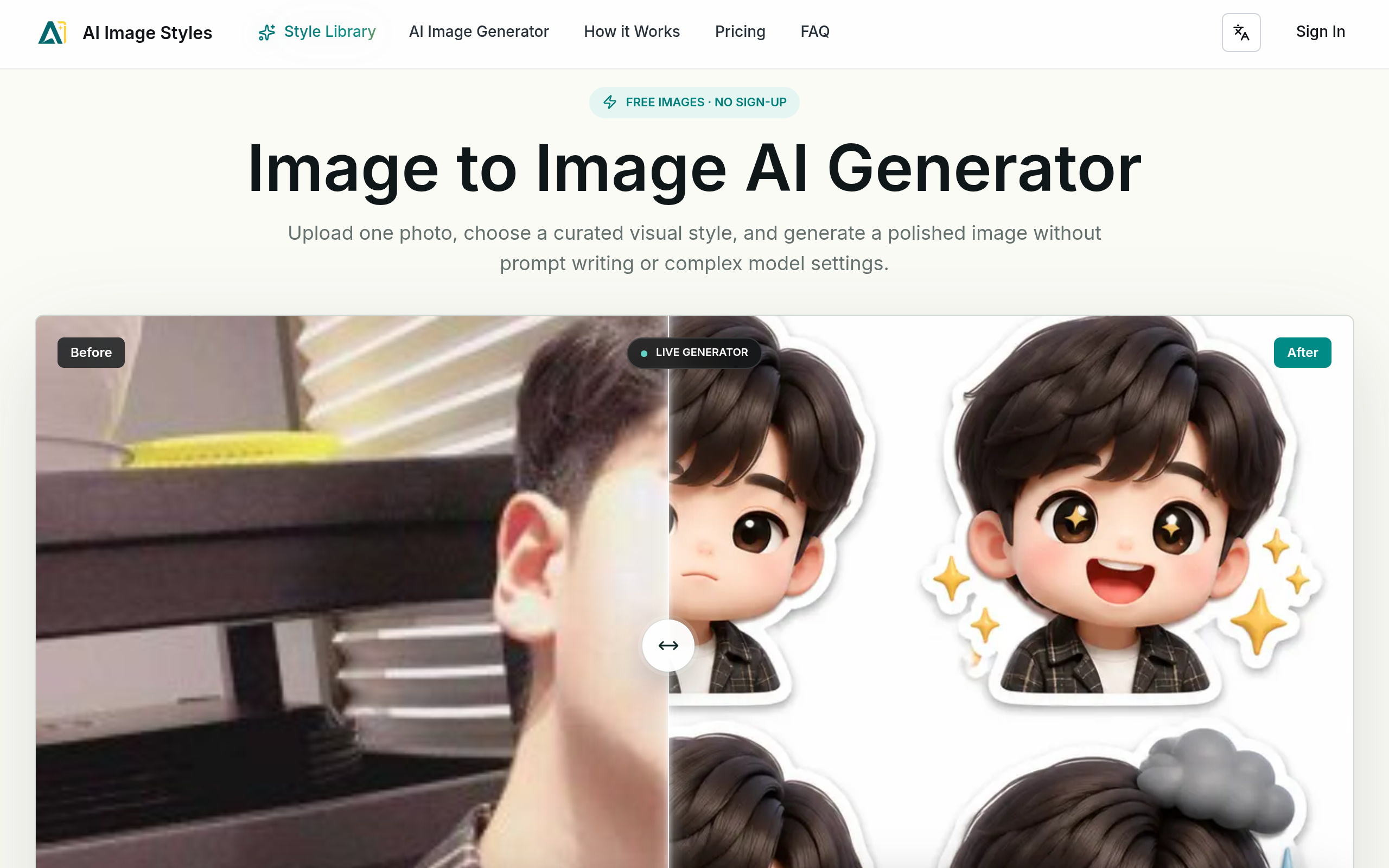AI Image Styles screenshot – image 1