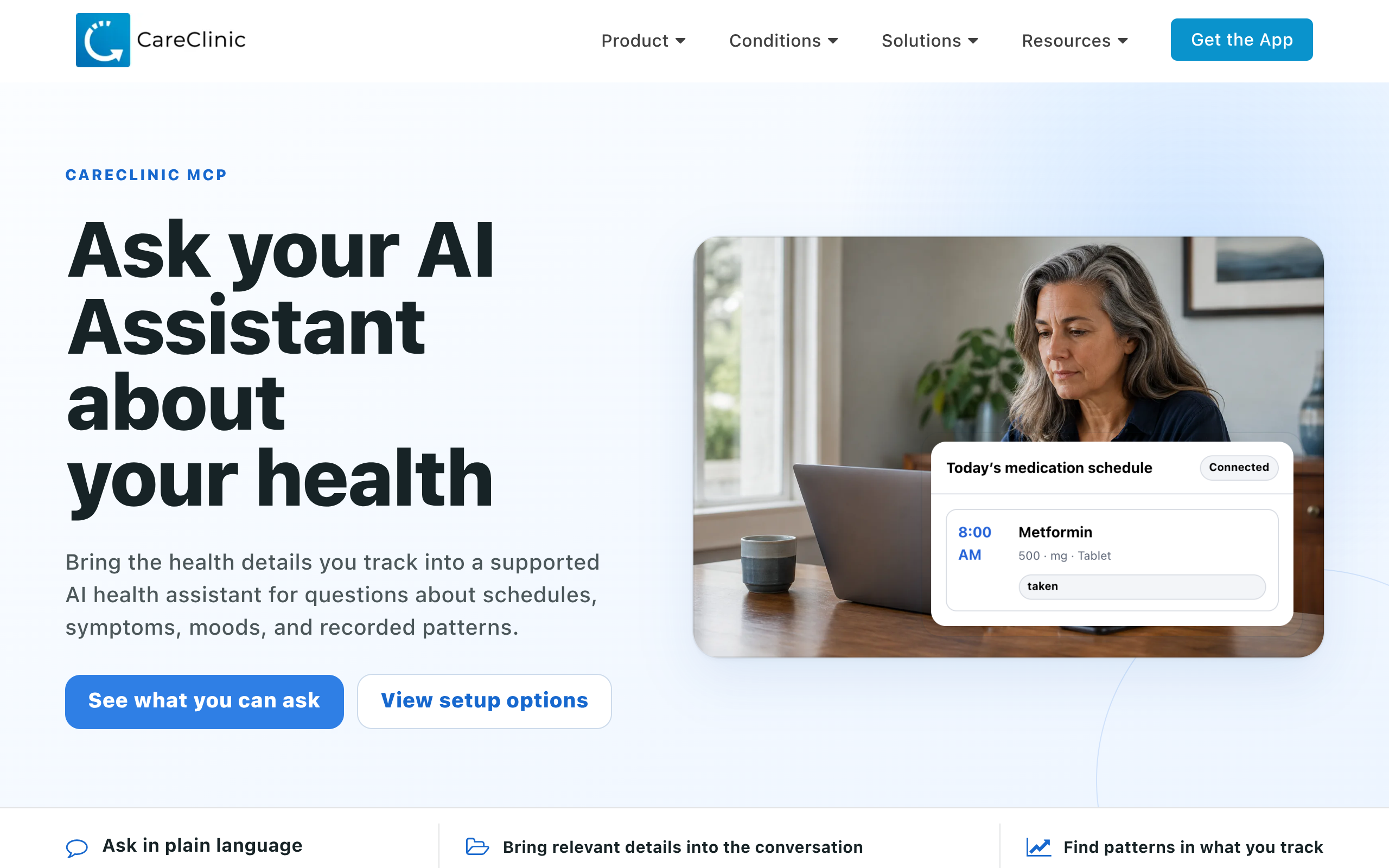 CareClinic MCP screenshot