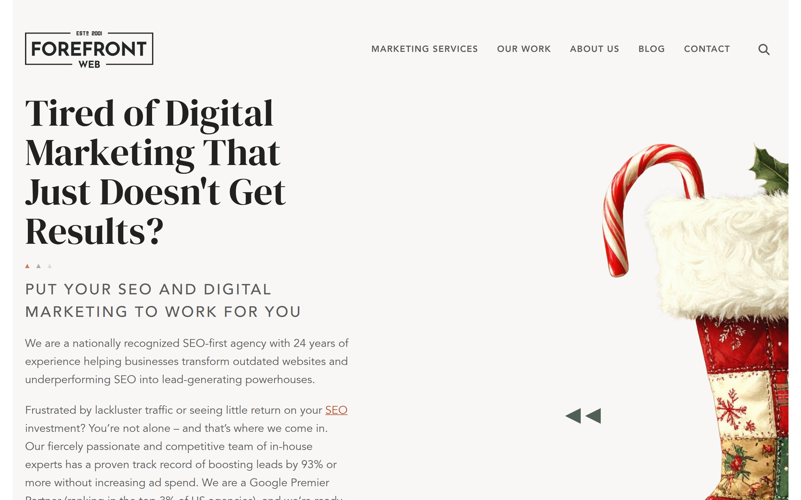 ForeFront Web Screenshot