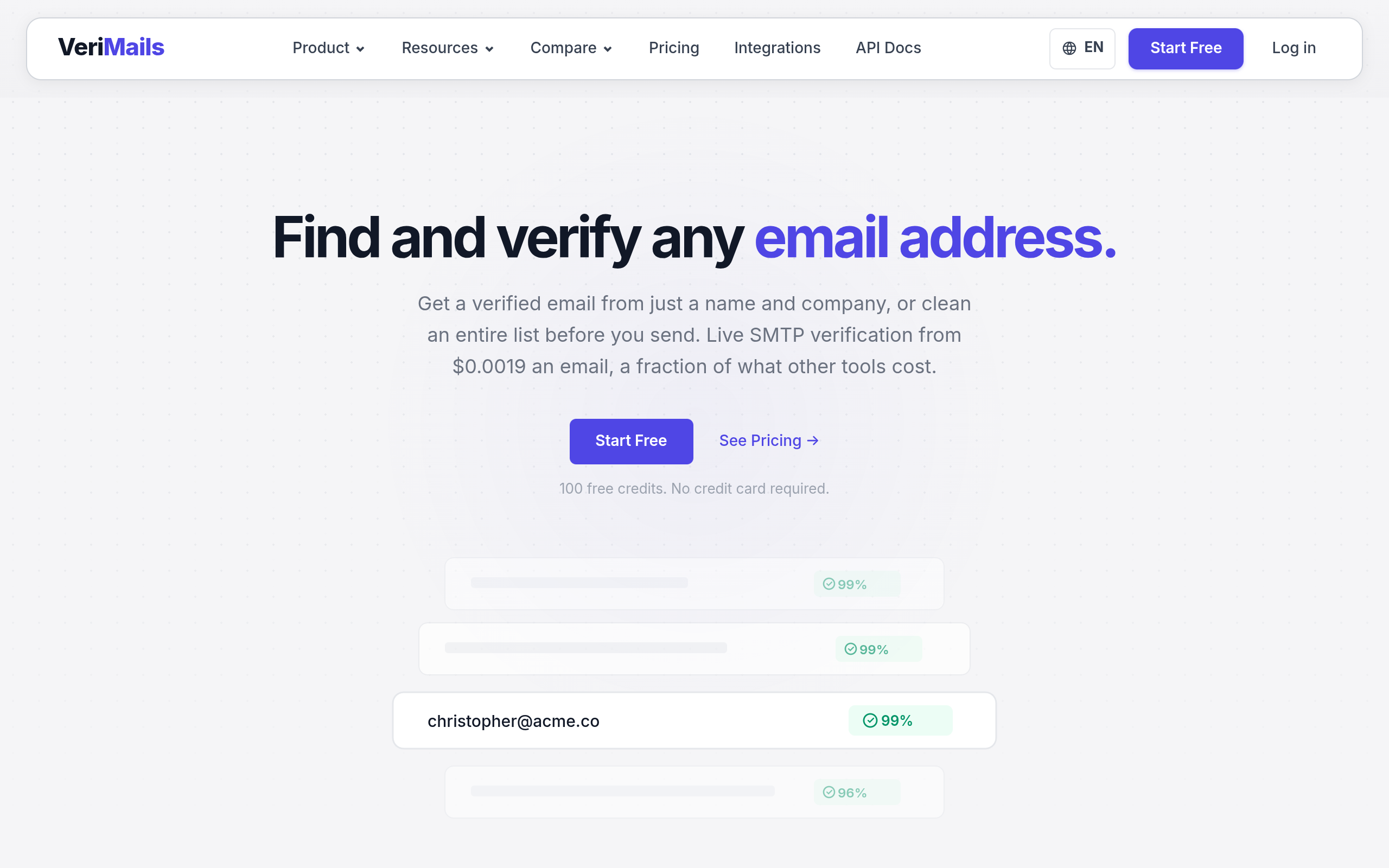 Free Email Verification screenshot, image 1