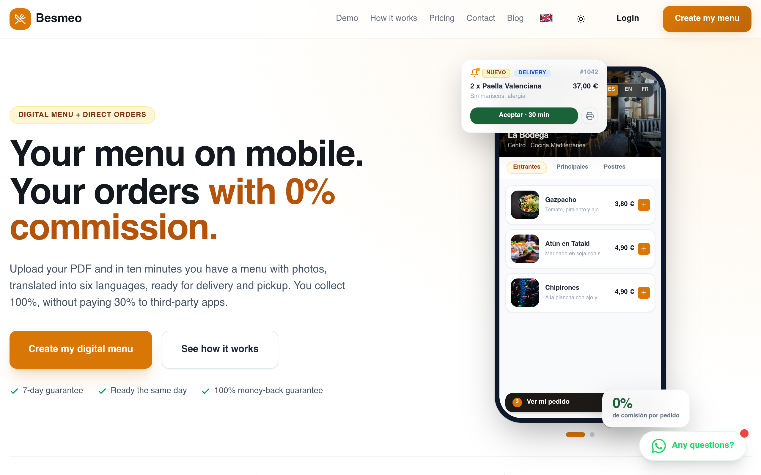 Create Your Digital Menu Free screenshot, image 1