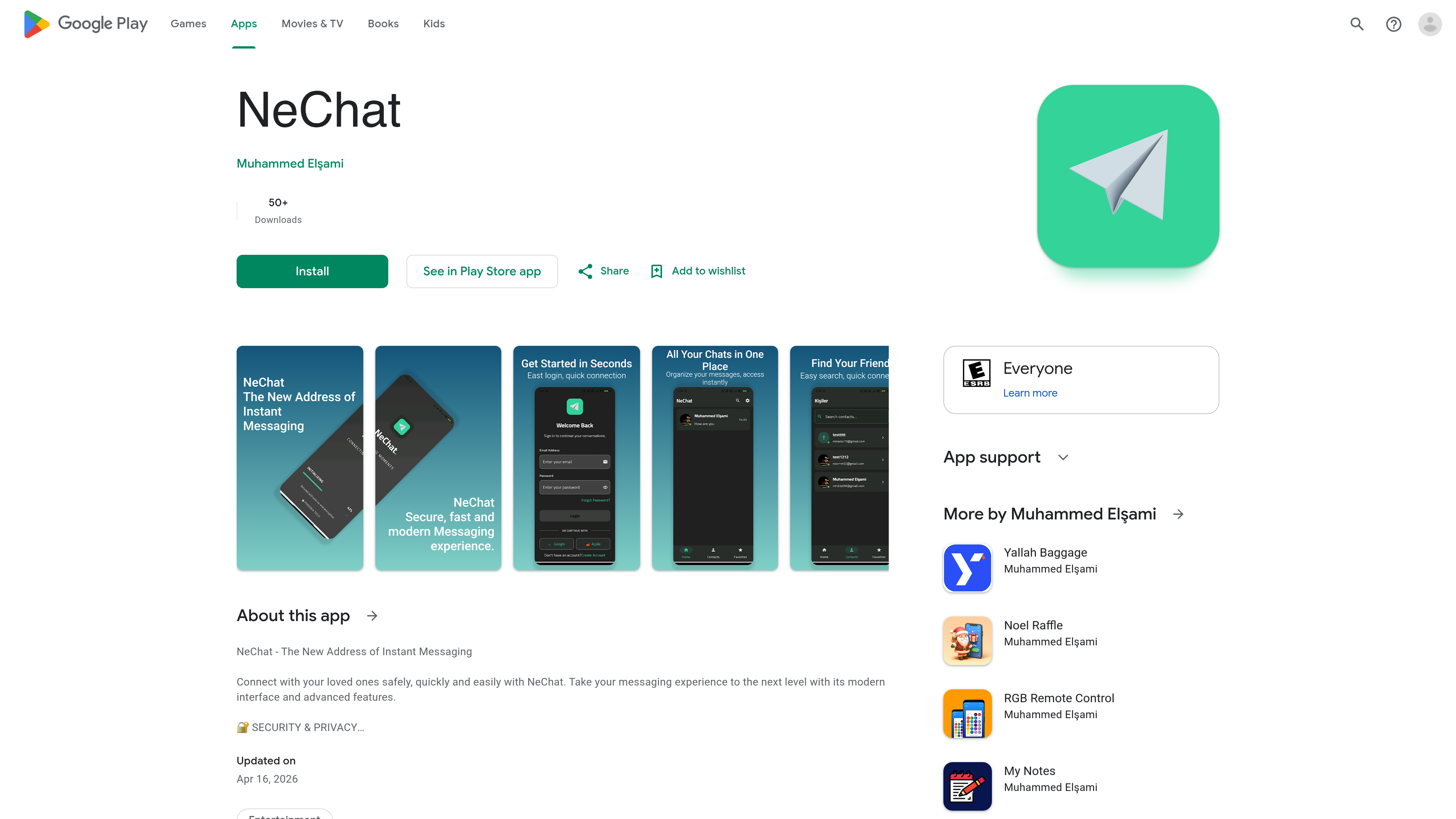 NeChat - Real-Time Messaging & Social App