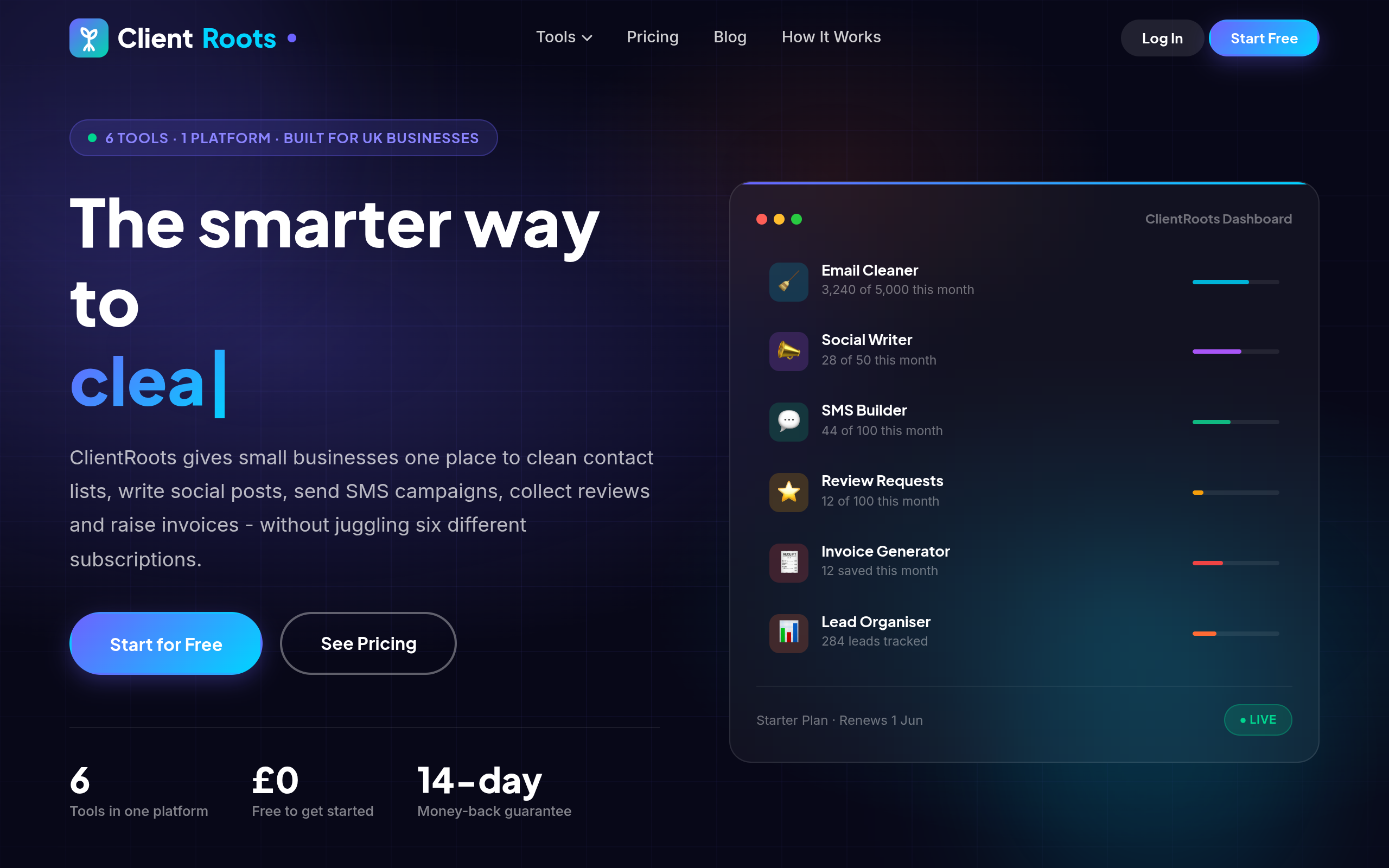 ClientRoots screenshot