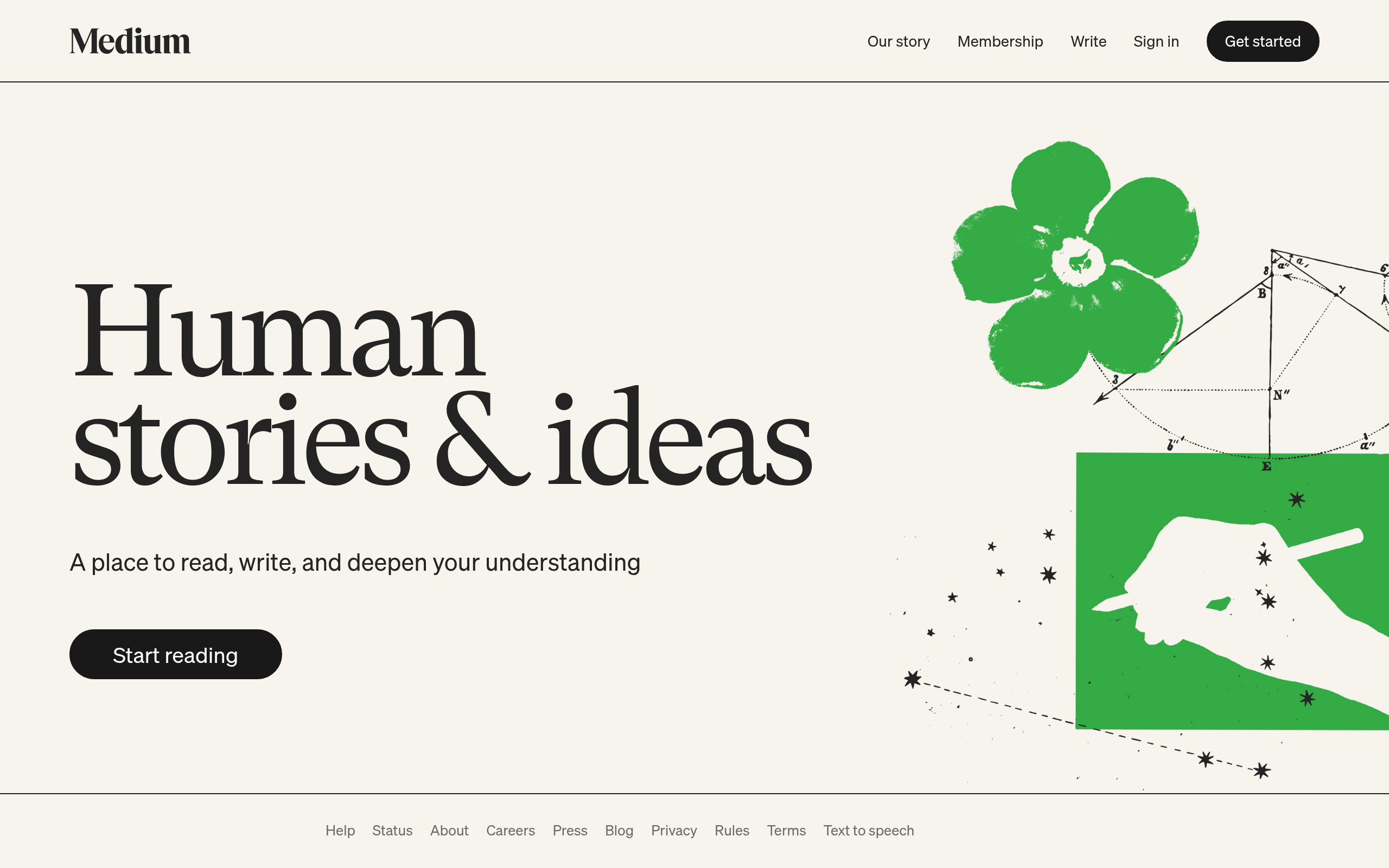 Screenshot of medium.com