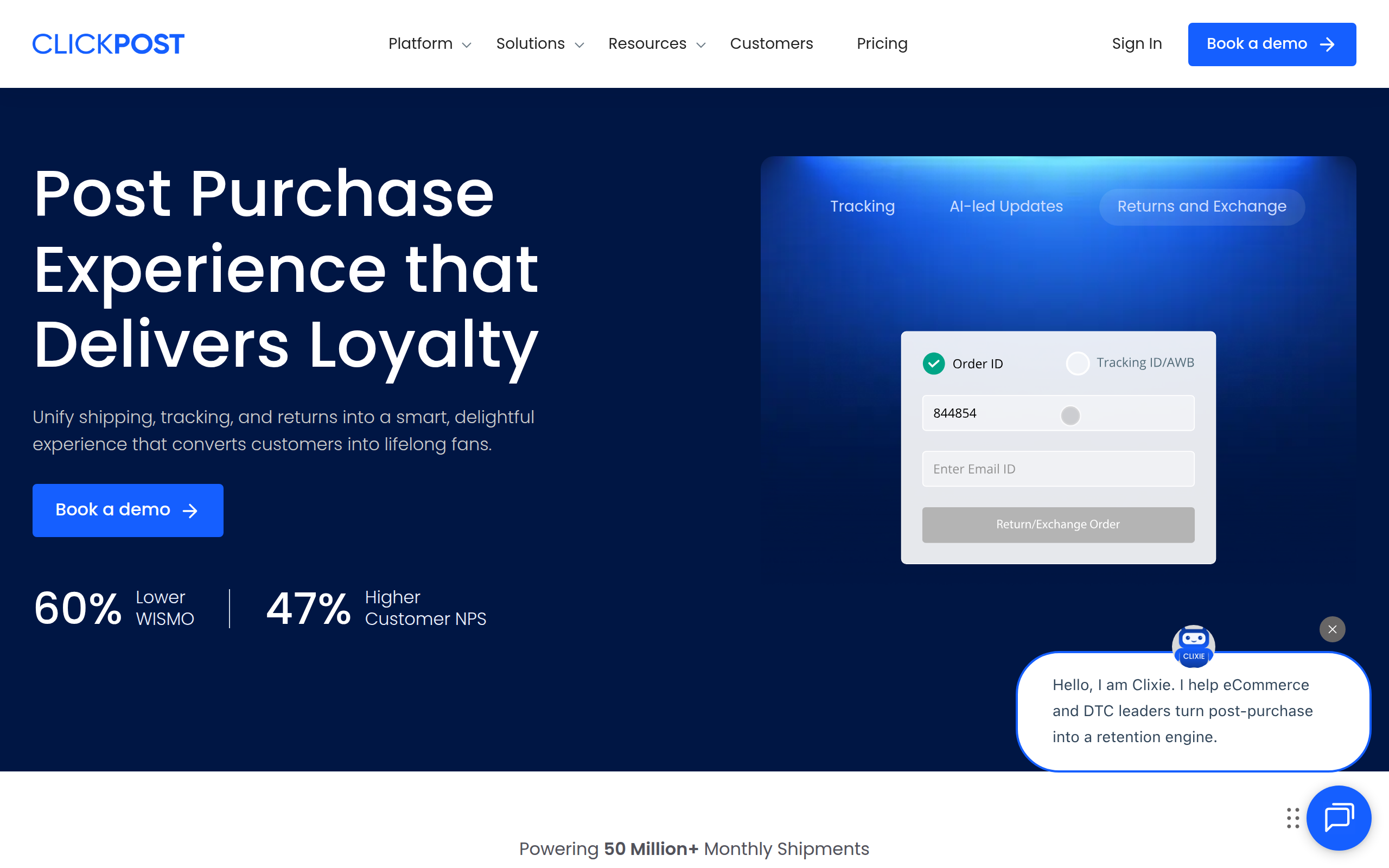 ClickPost Screenshot