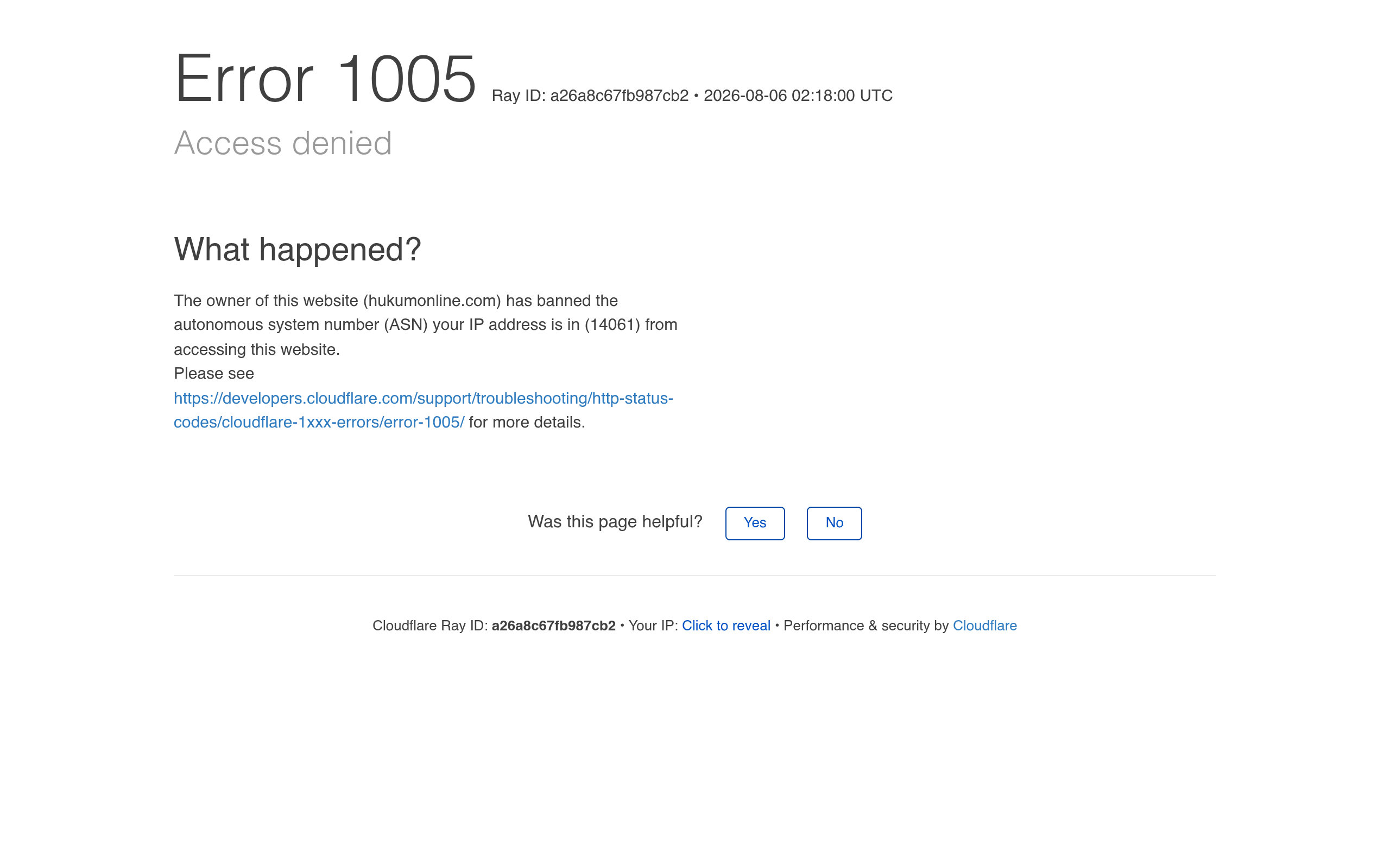 Screenshot of hukumonline.com