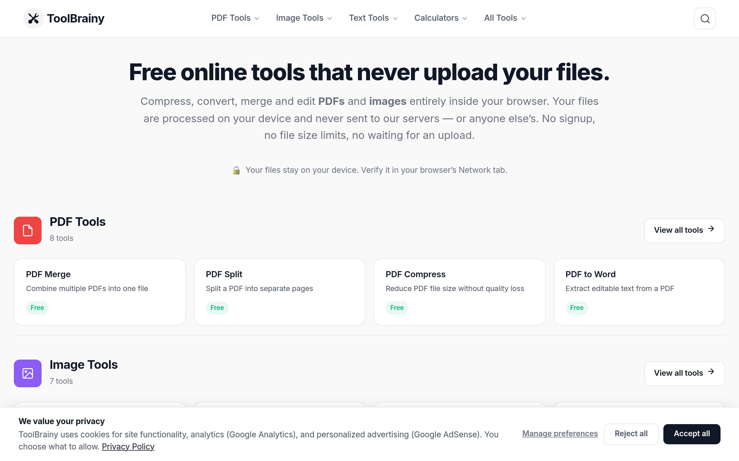 ToolBrainy screenshot