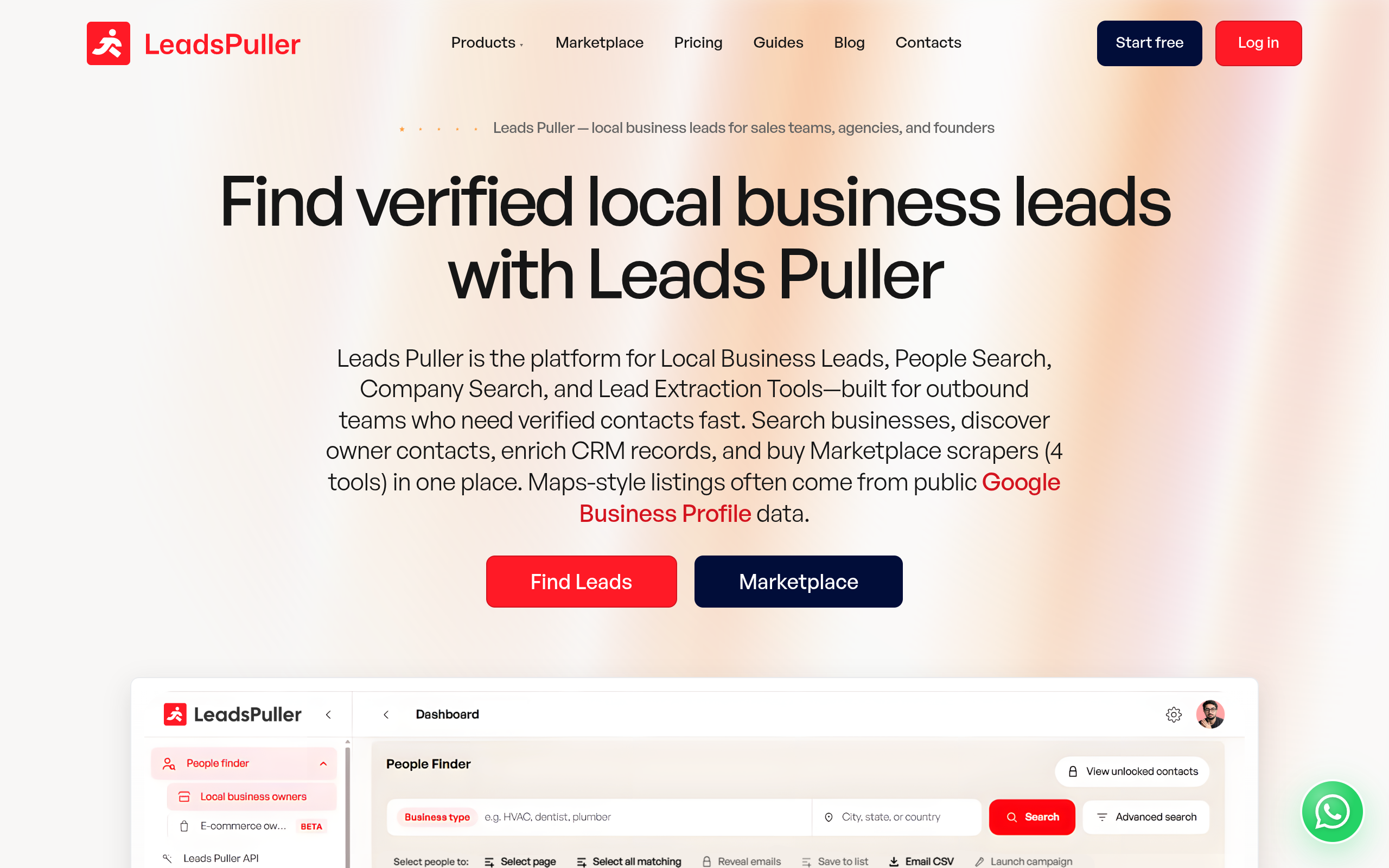 Leads Puller screenshot – image 1