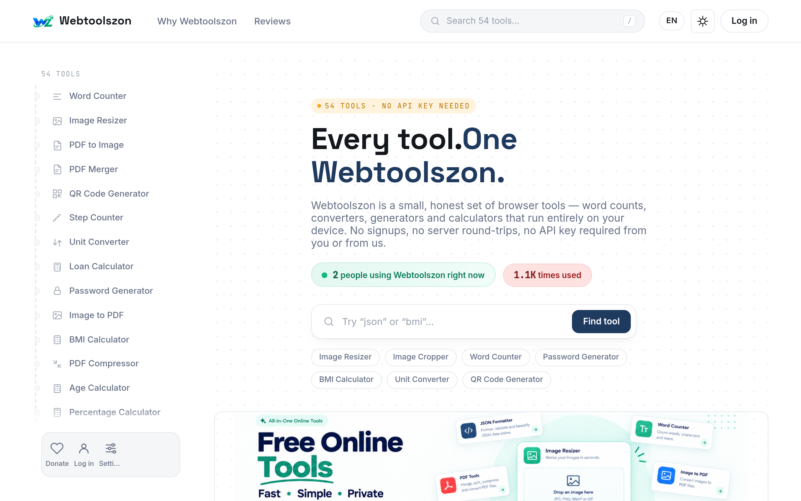 Webtoolszon screenshot, image 1