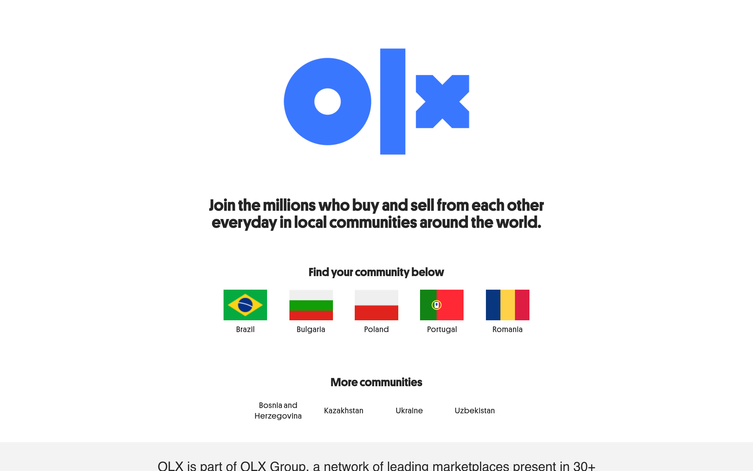 Screenshot of olx.com