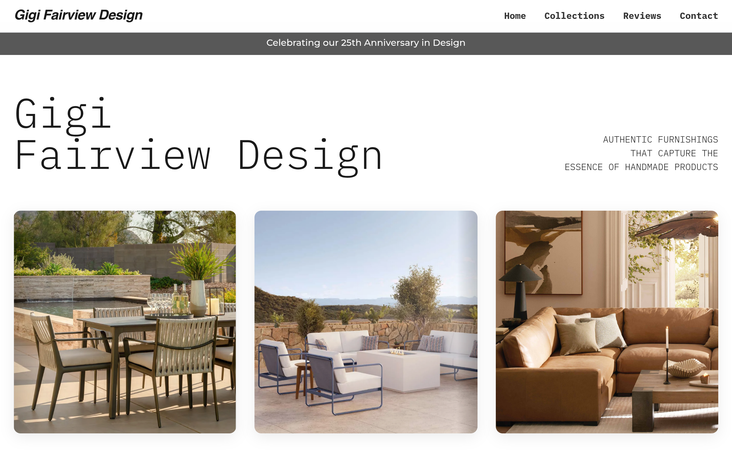 Screenshot of Gigi Fairview Design — product interface preview