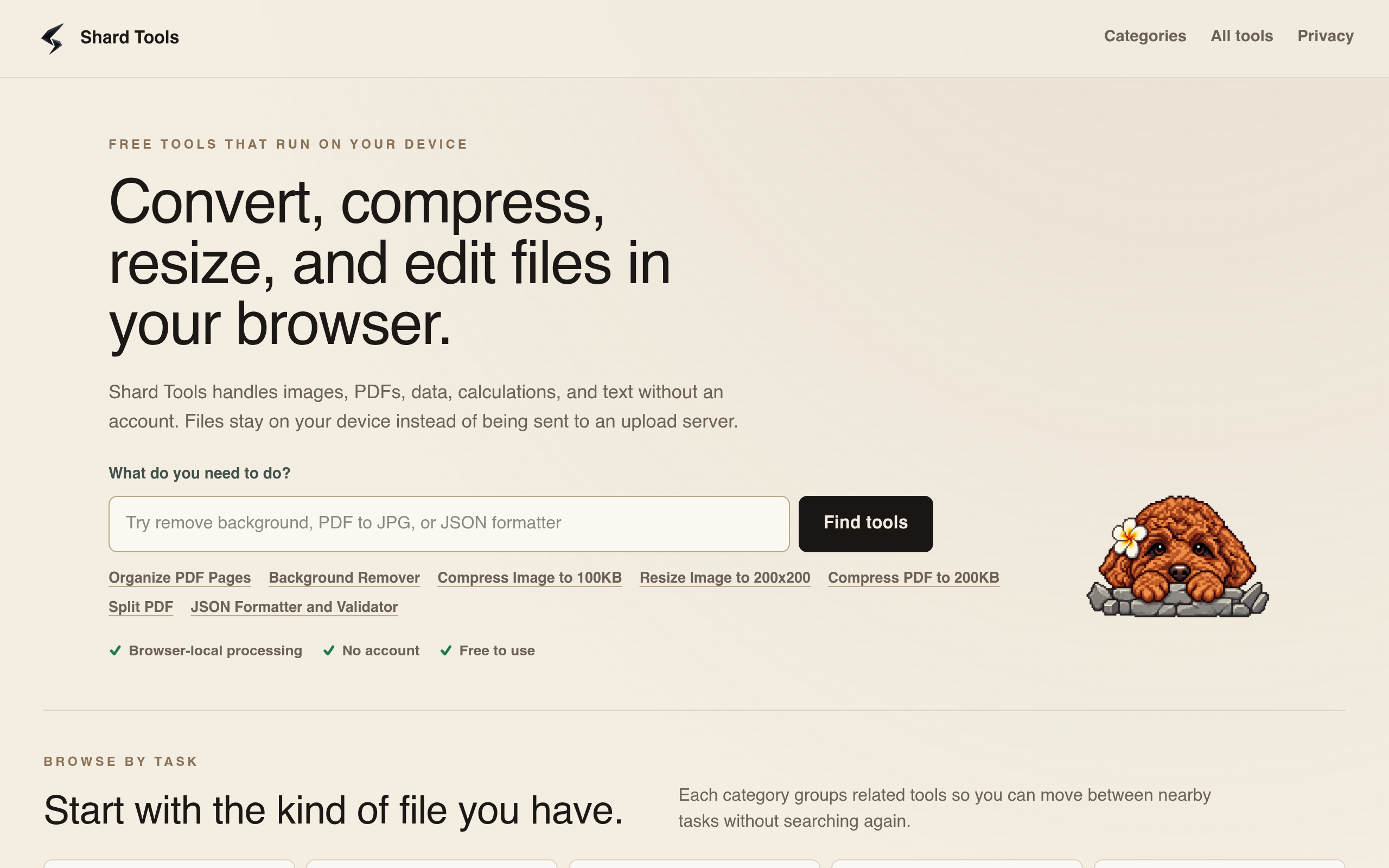 Shard Tools screenshot – image 1