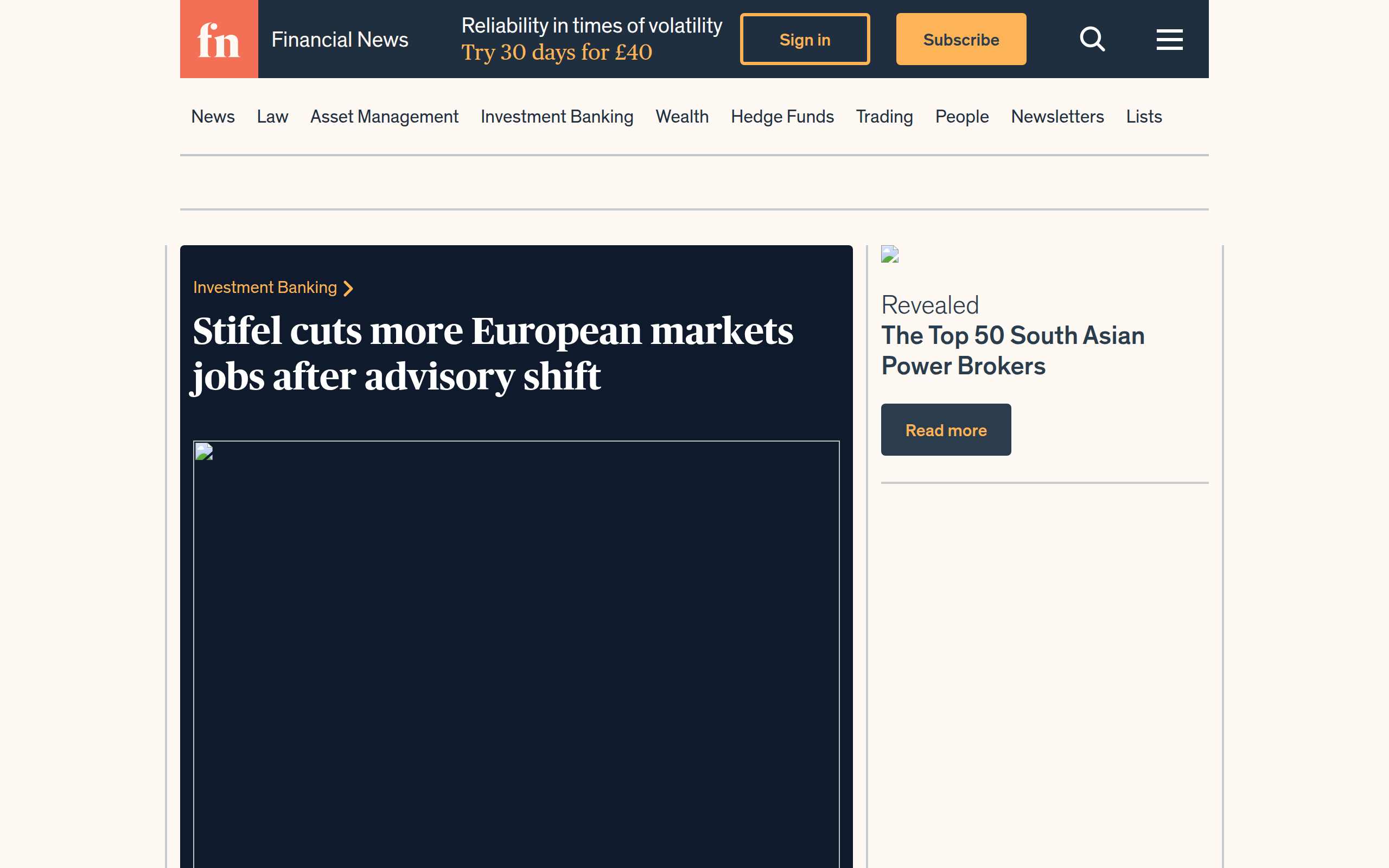 Fnlondon.com screenshot