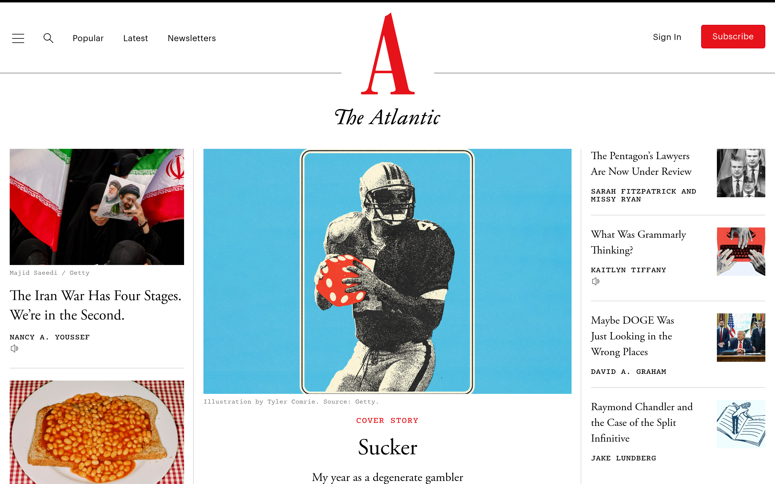 Screenshot of theatlantic.com