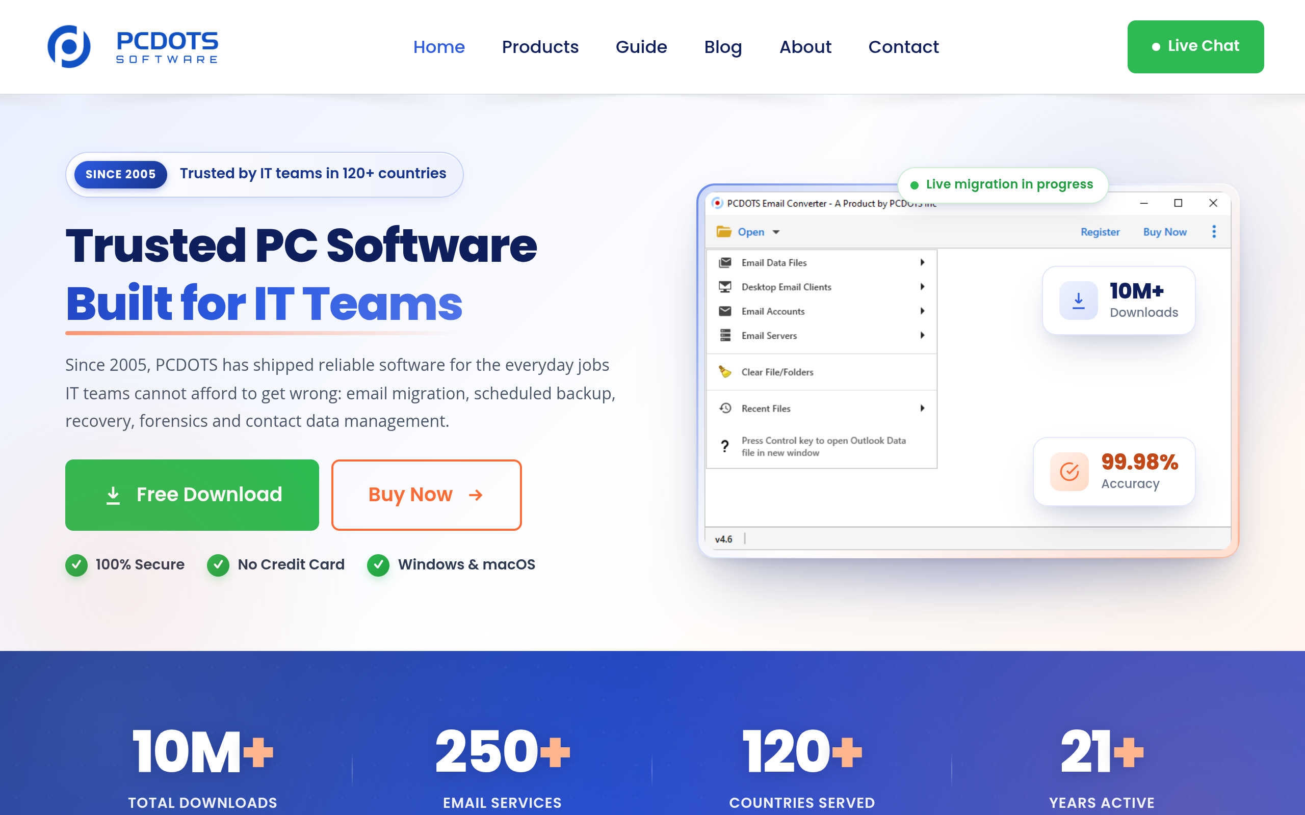 PCDOTS screenshot