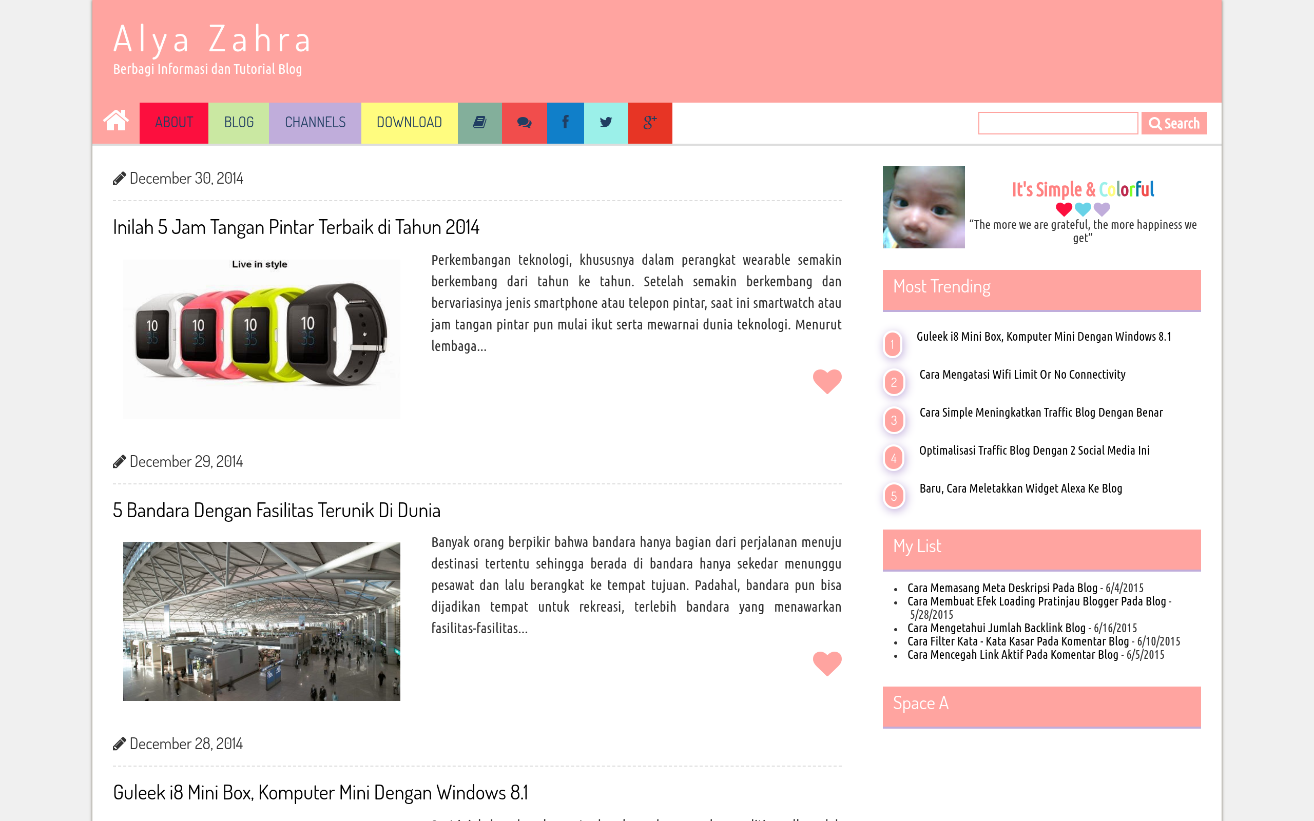 Screenshot of aiizahh.blogspot.com