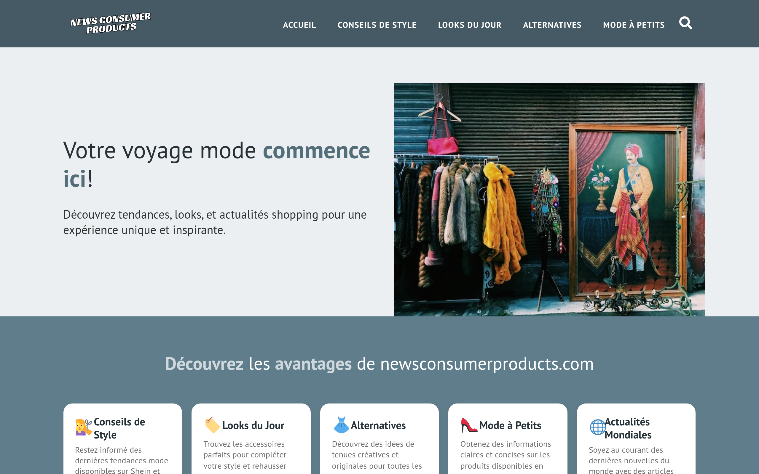 Screenshot of newsconsumerproducts.com