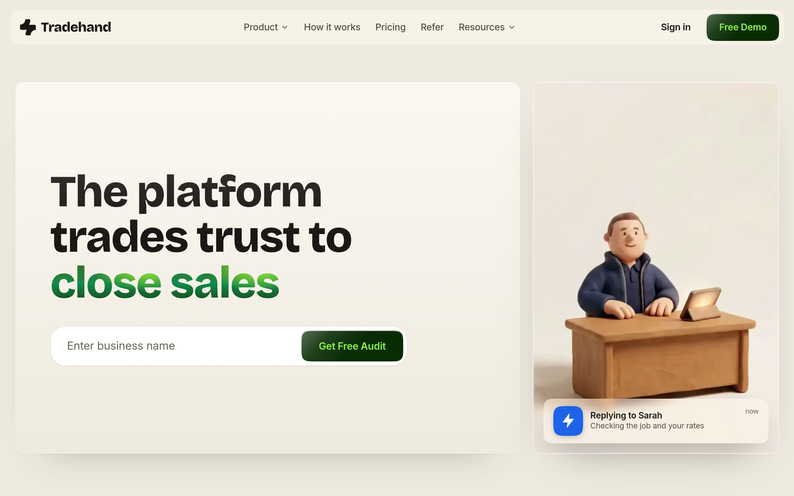 Tradehand screenshot – image 1