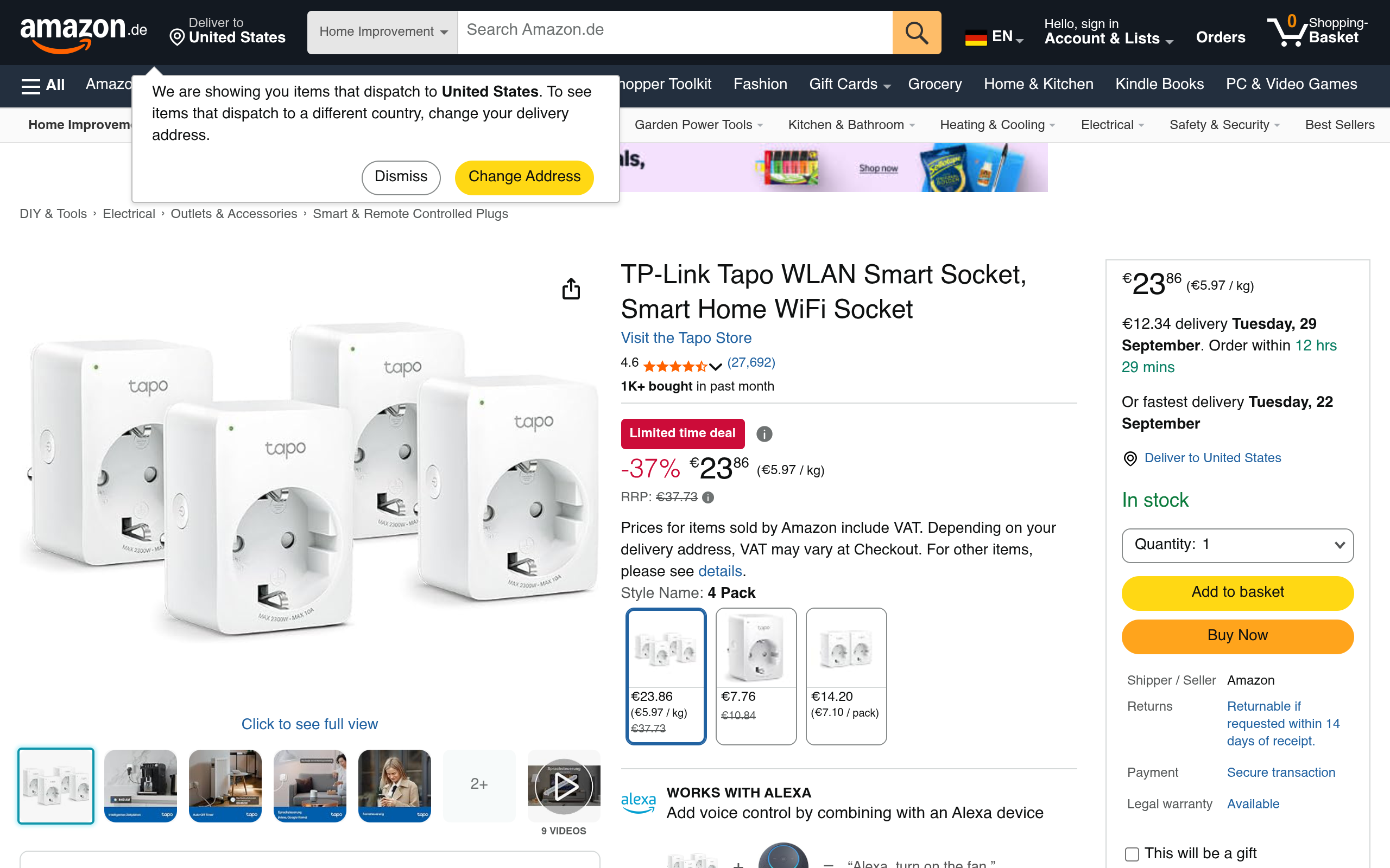 TP-Link Tapo – smarte WLAN-Steckdose