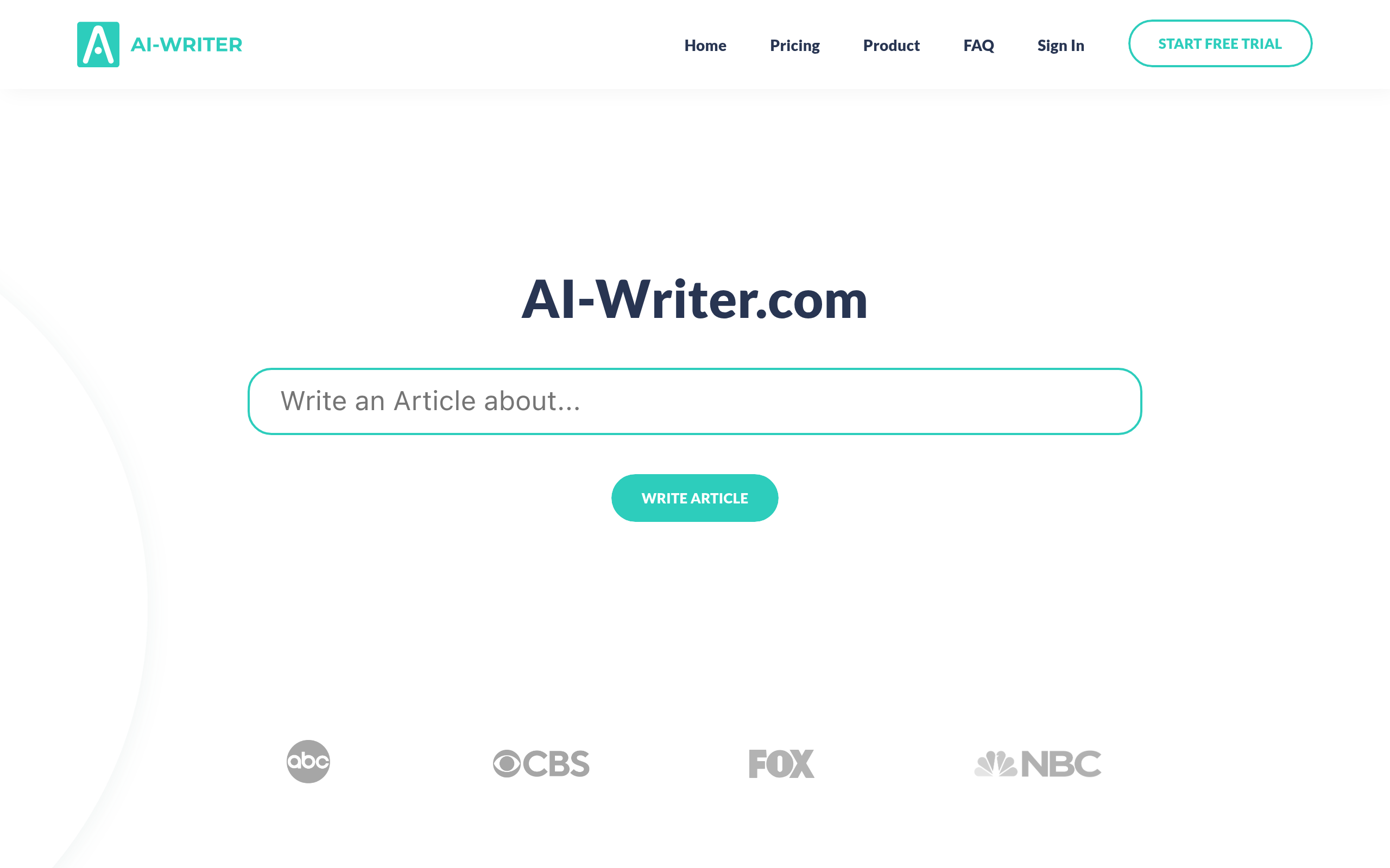 AI-Writer Screenshot