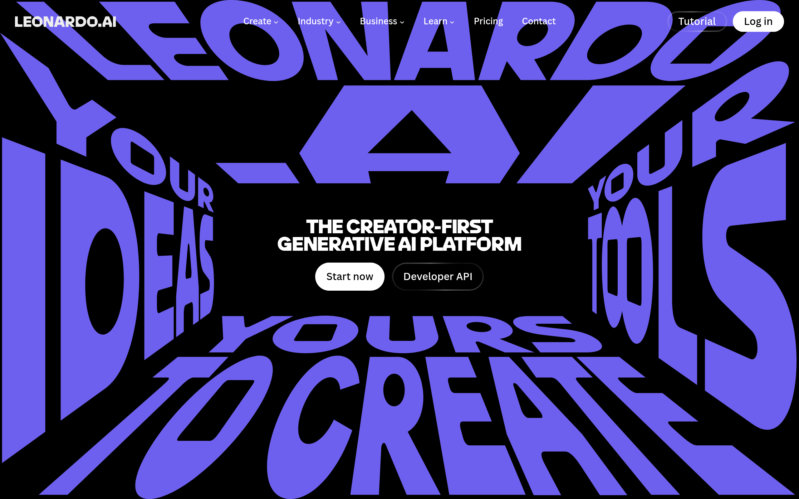 Leonardo AI 产品截图