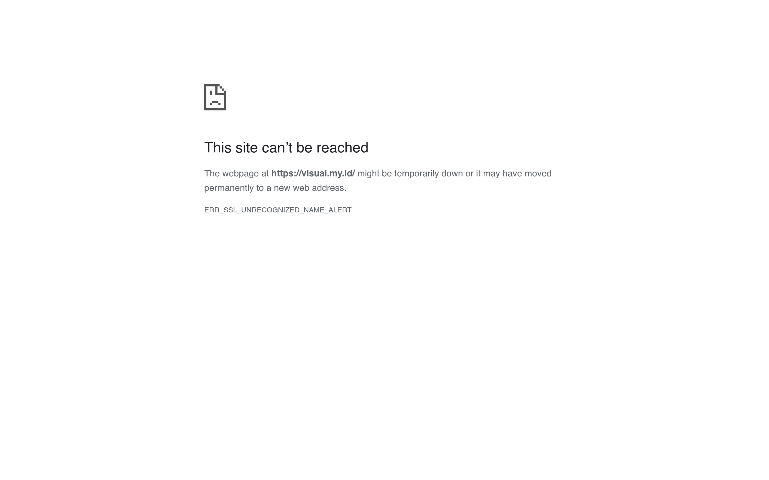 Screenshot of visual.my.id