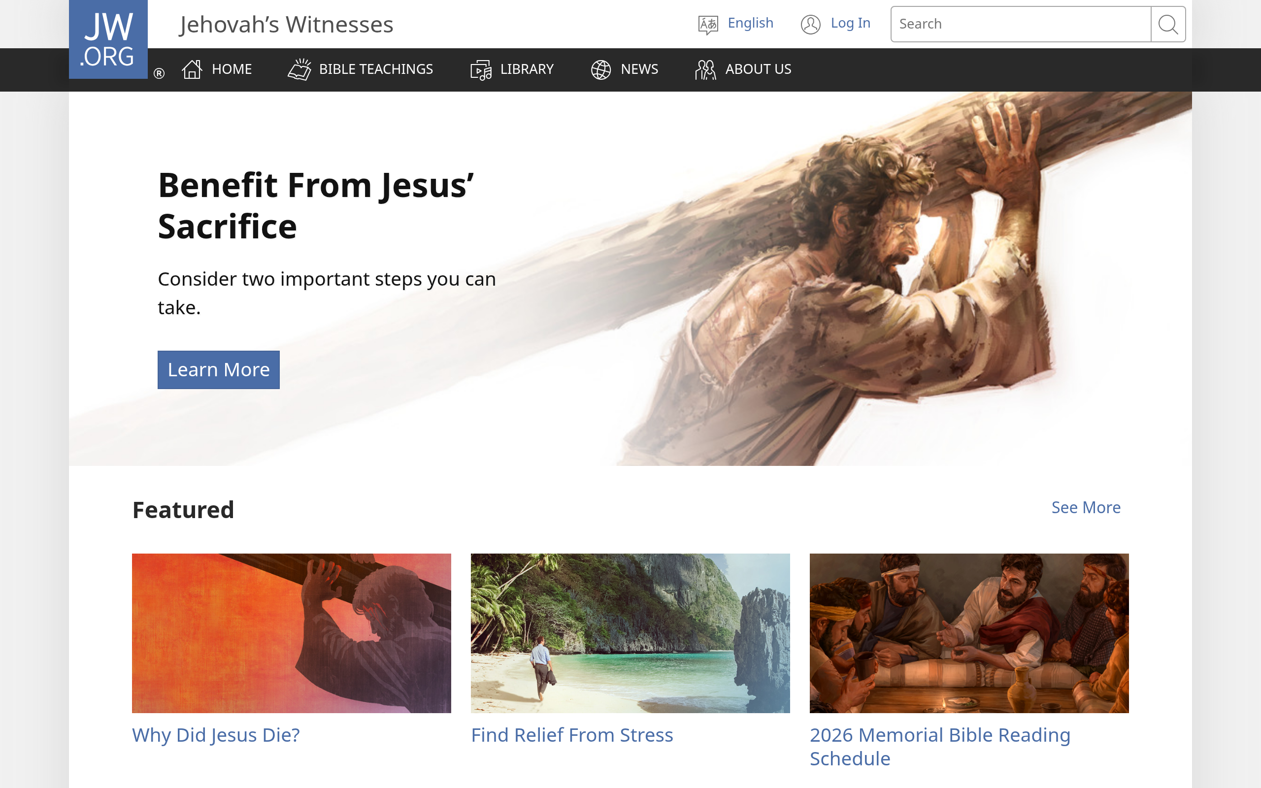 Screenshot of jw.org