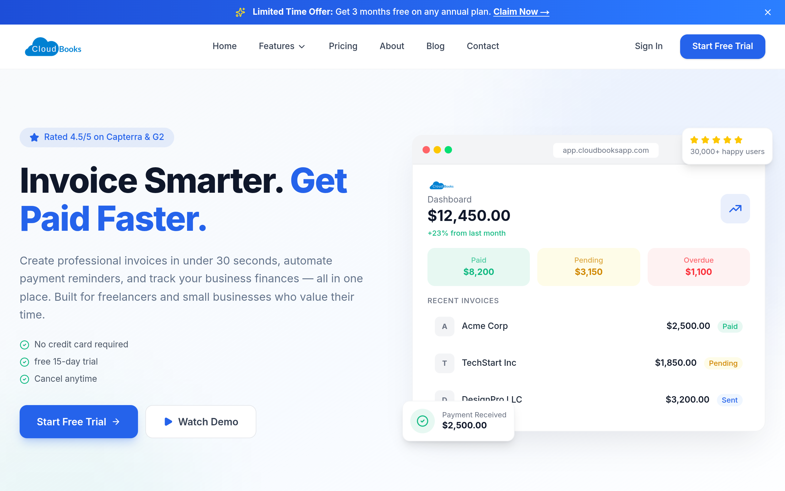 CloudBooks screenshot