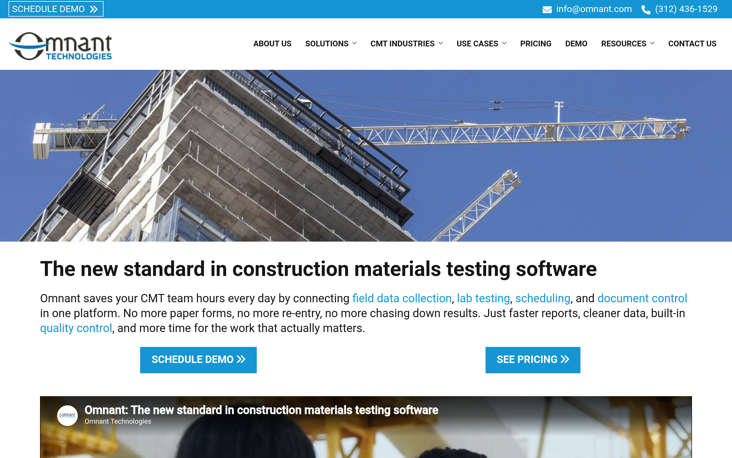Construction Material Testing (CMT) Software screenshot, image 1