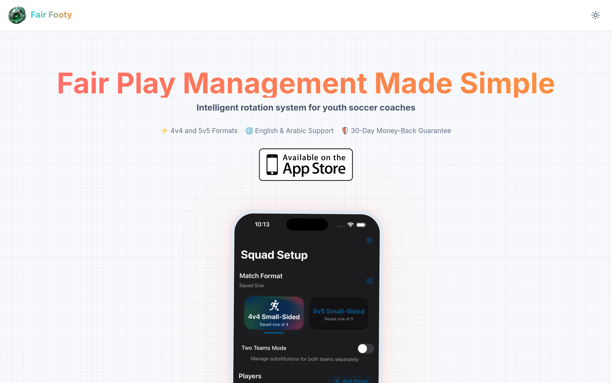 FAIR Footy - Innovative platform promoting equal opportunities and fair play in soccer communities worldwide