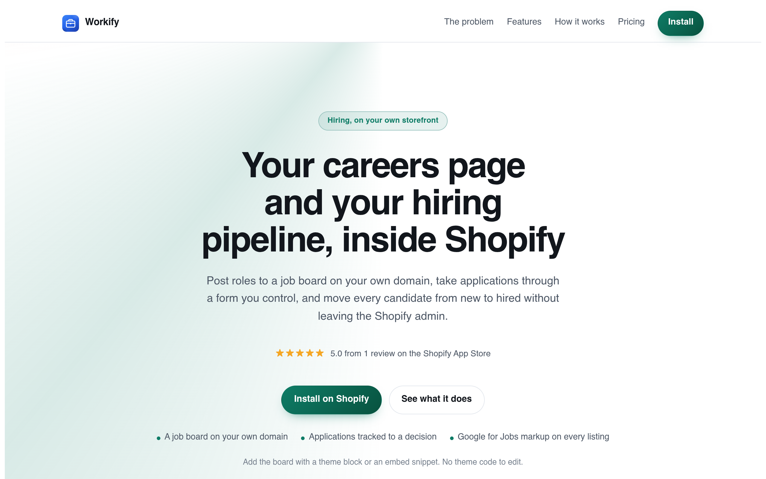 Workify — Job Offers & Hiring screenshot, image 1