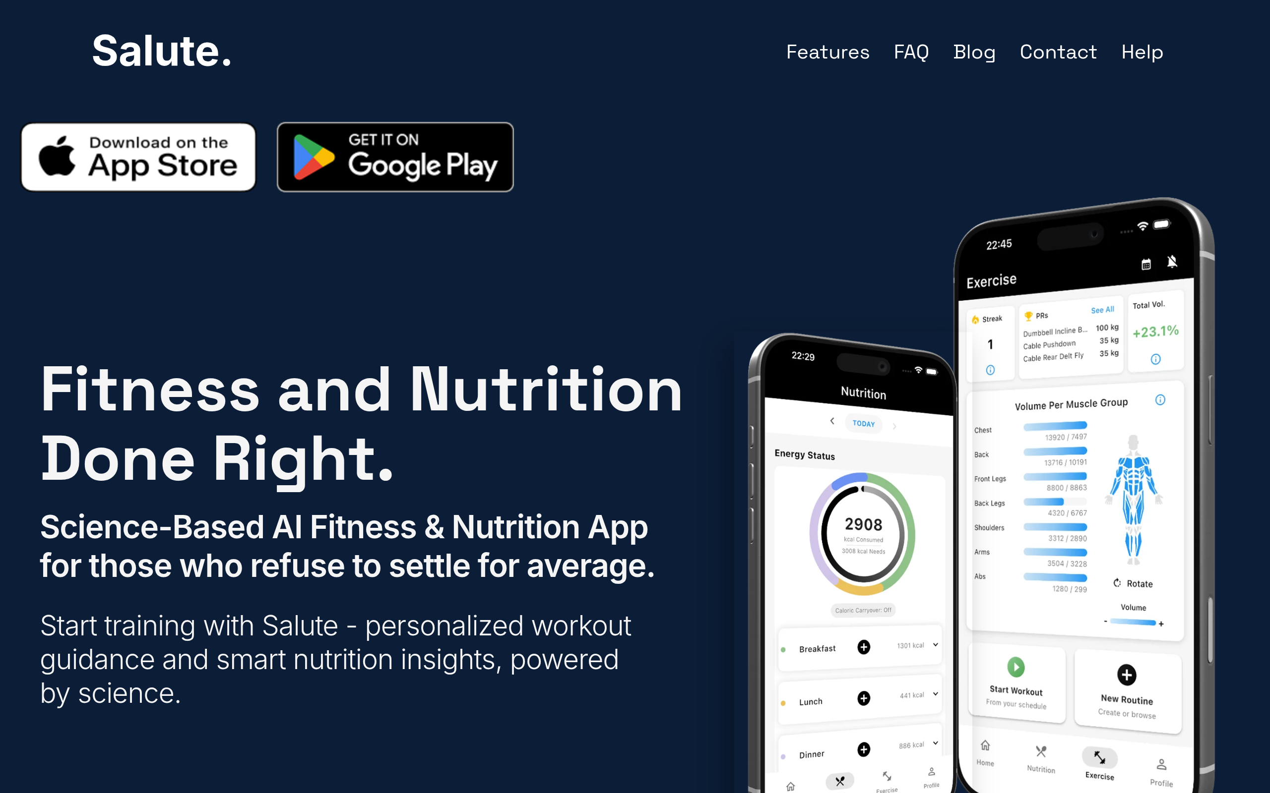 Salute screenshot – image 1