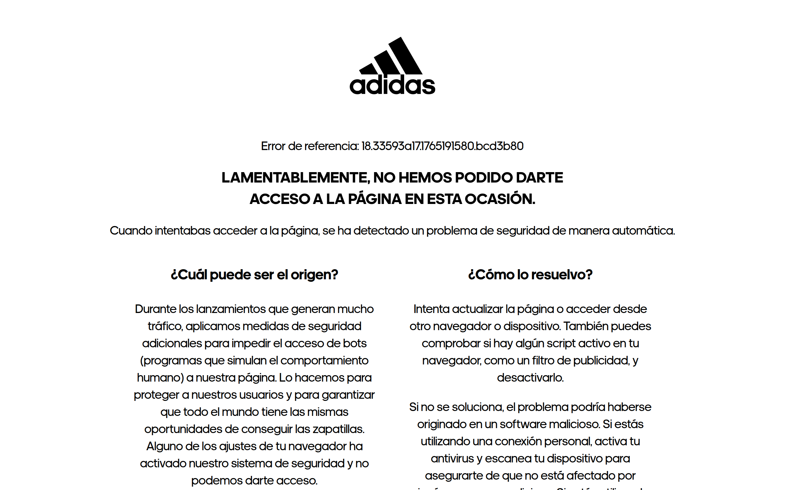 Addidas screenshot