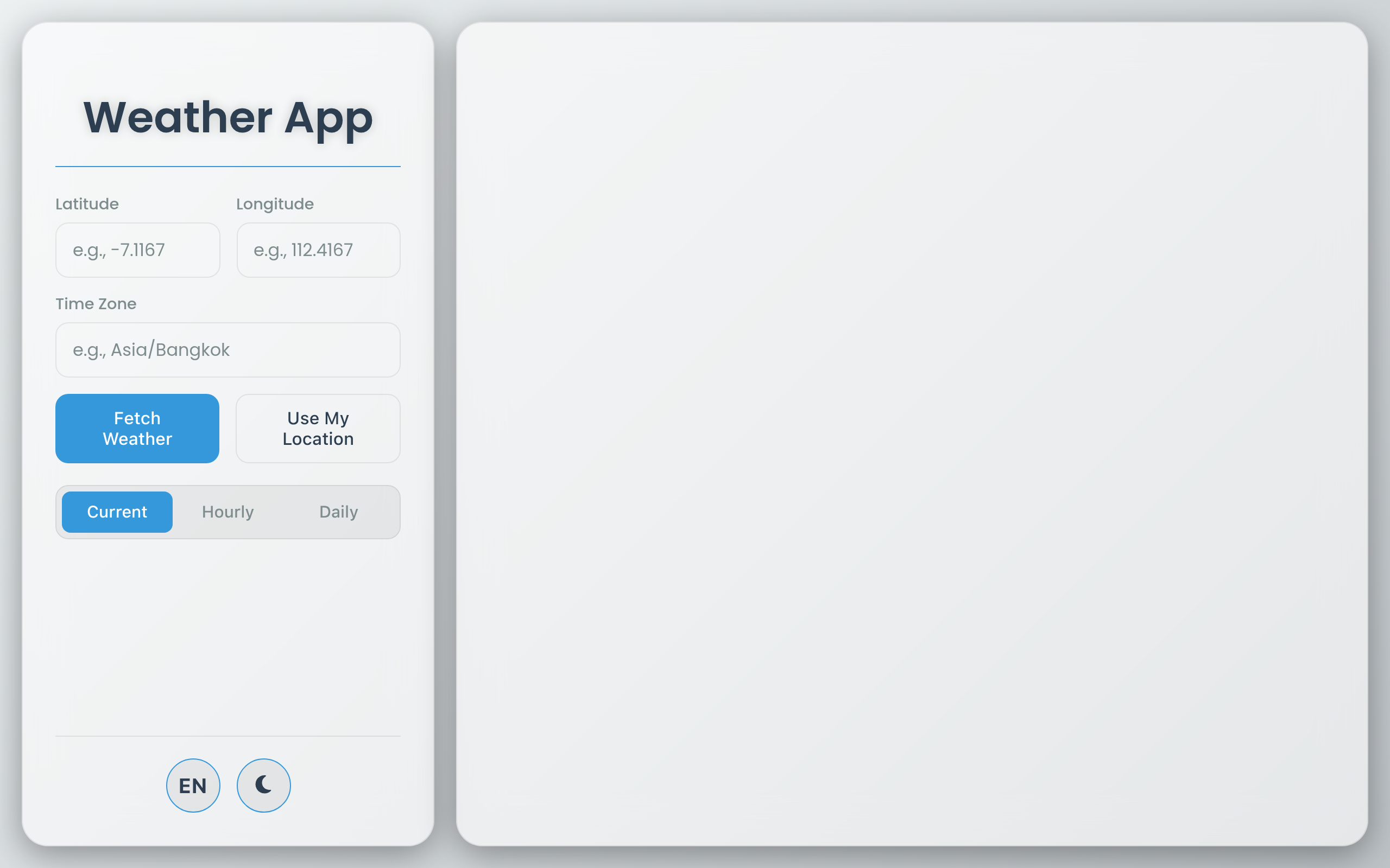 Screenshot of simple-weather-app