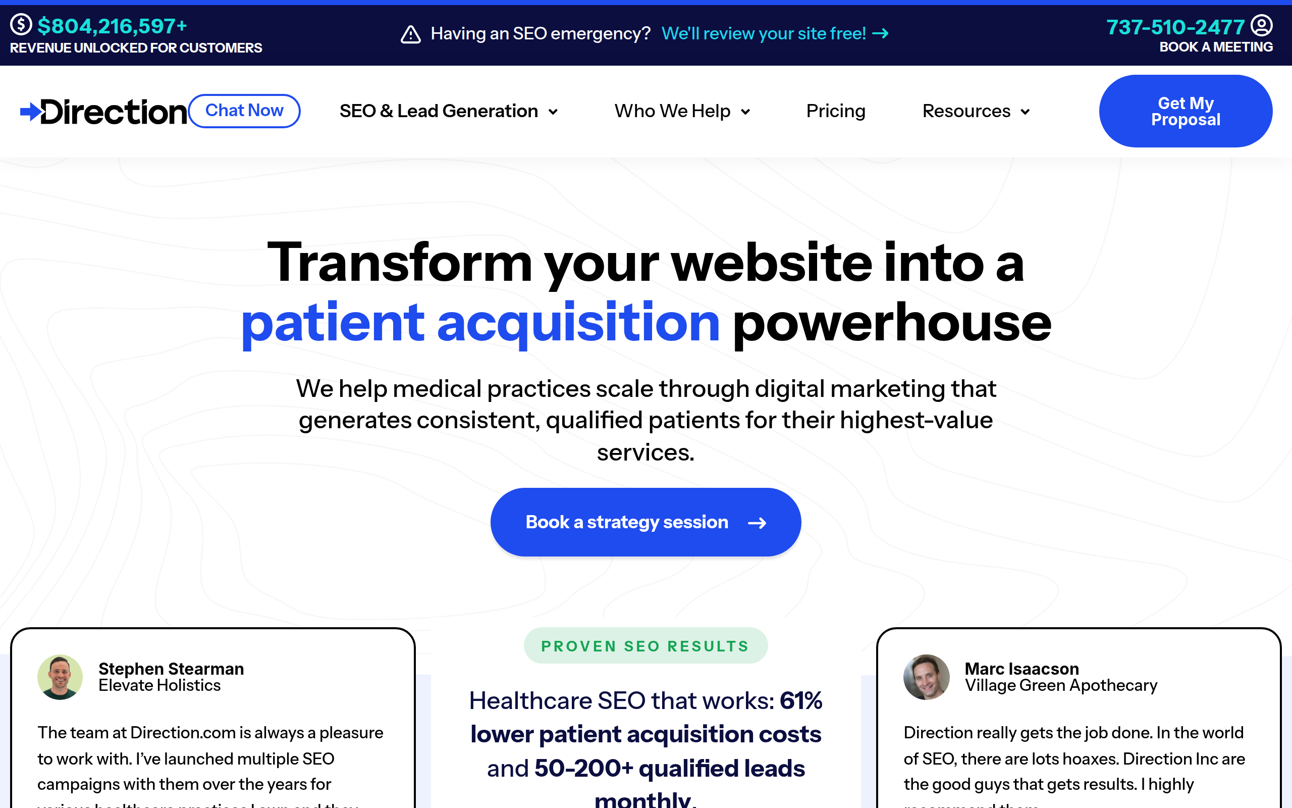 Direction.com Screenshot