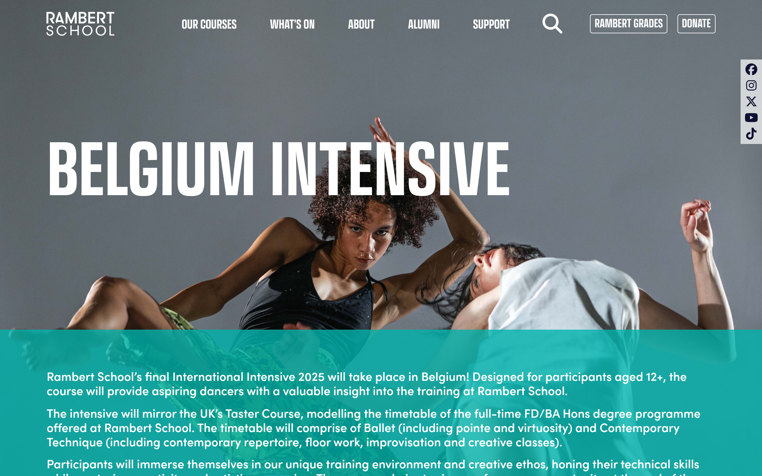 Rambert School of Ballet and Contemporary Dance