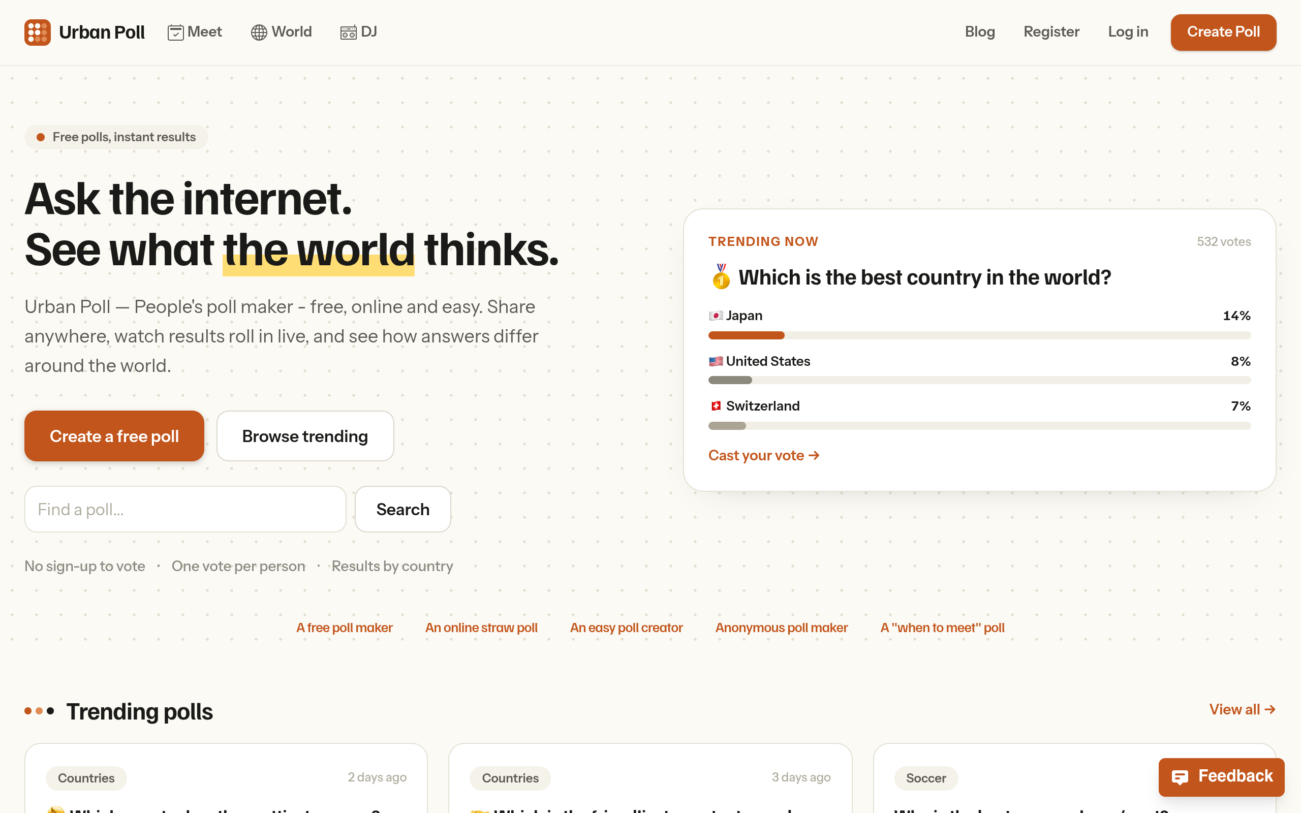 People's poll maker screenshot – image 1